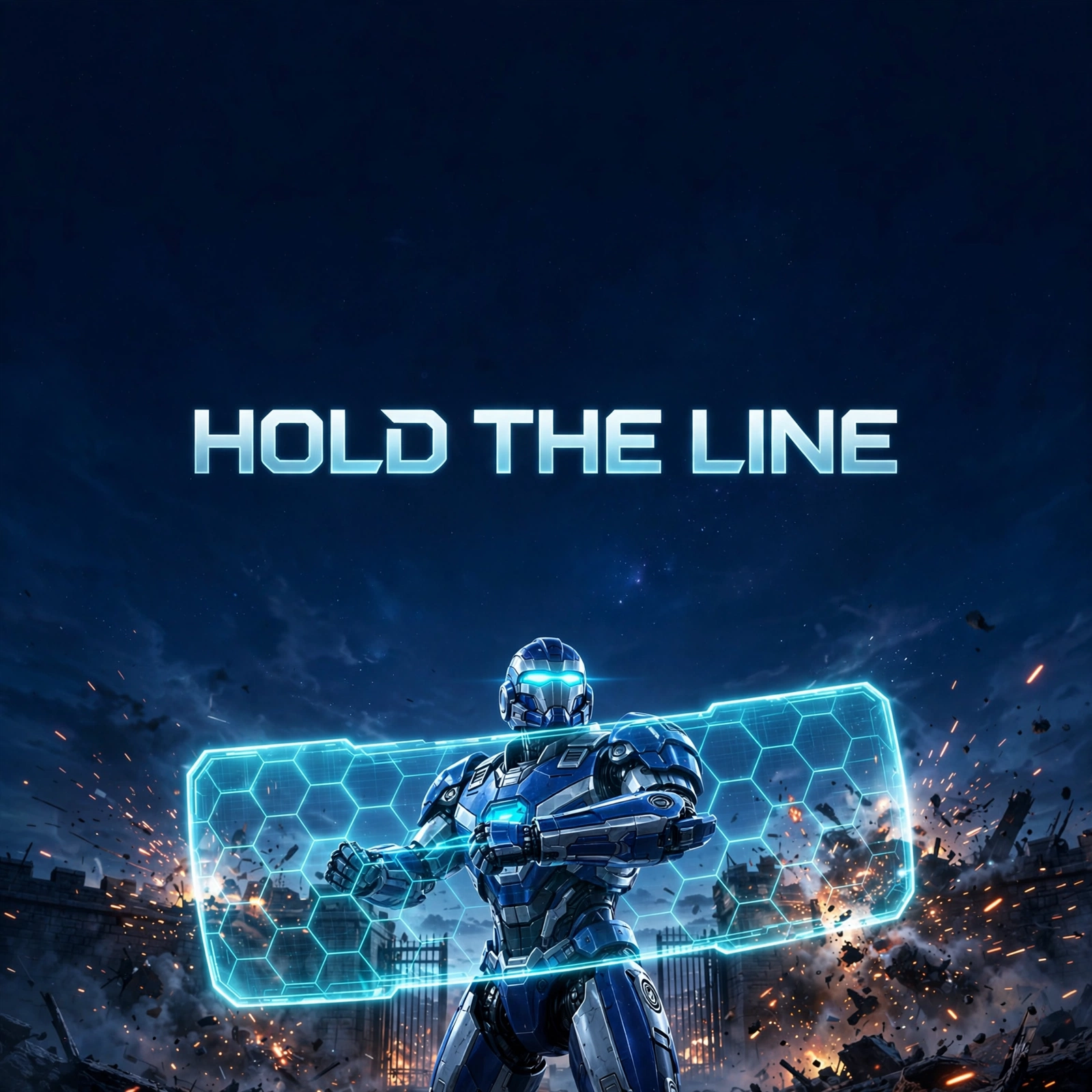 HOLD THE LINE poster