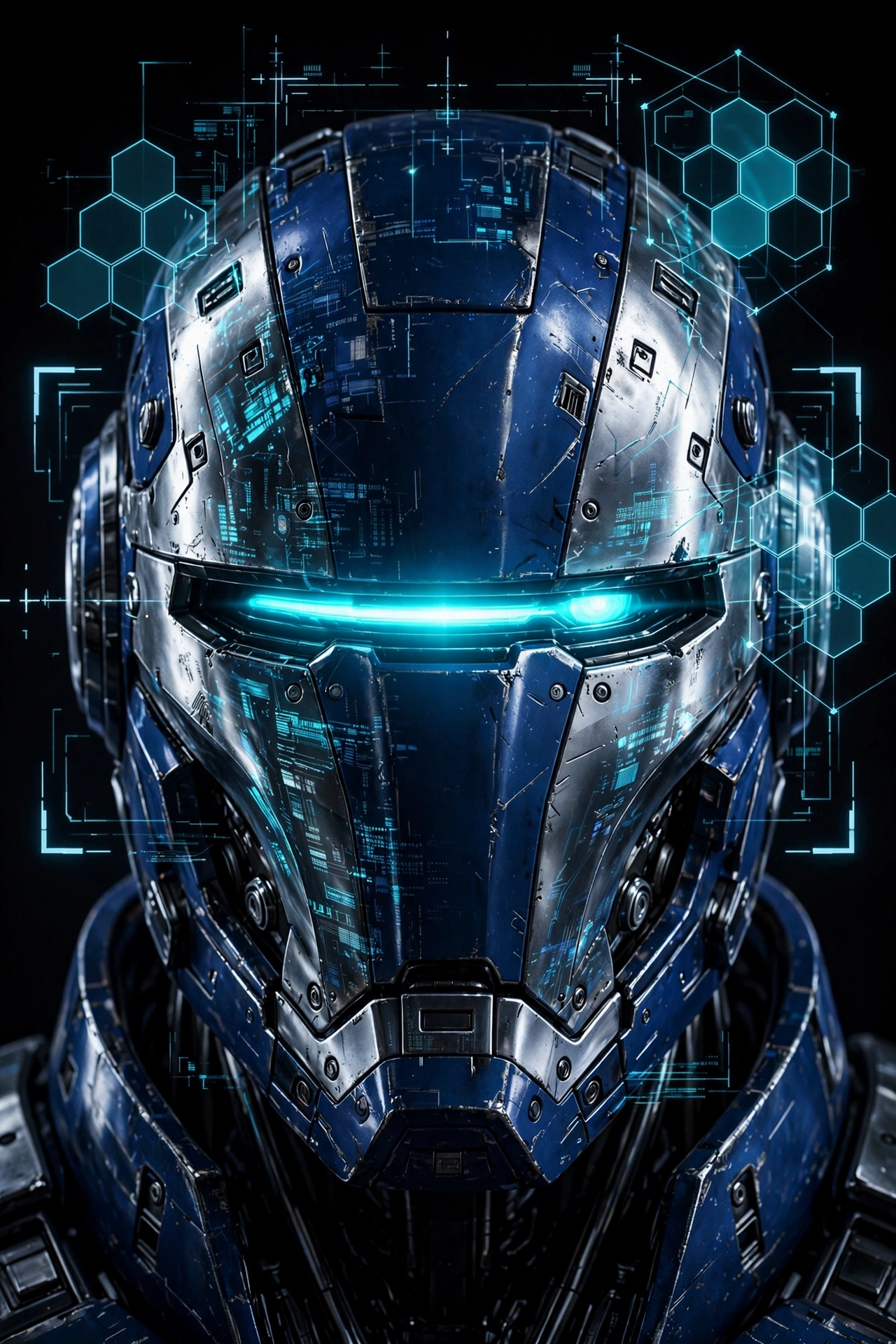 Faceplate close-up