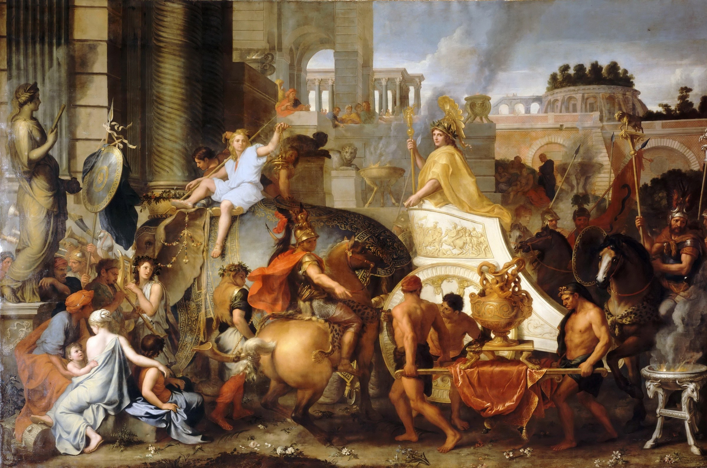 Charles Le Brun's Entry of Alexander into Babylon (1660s)