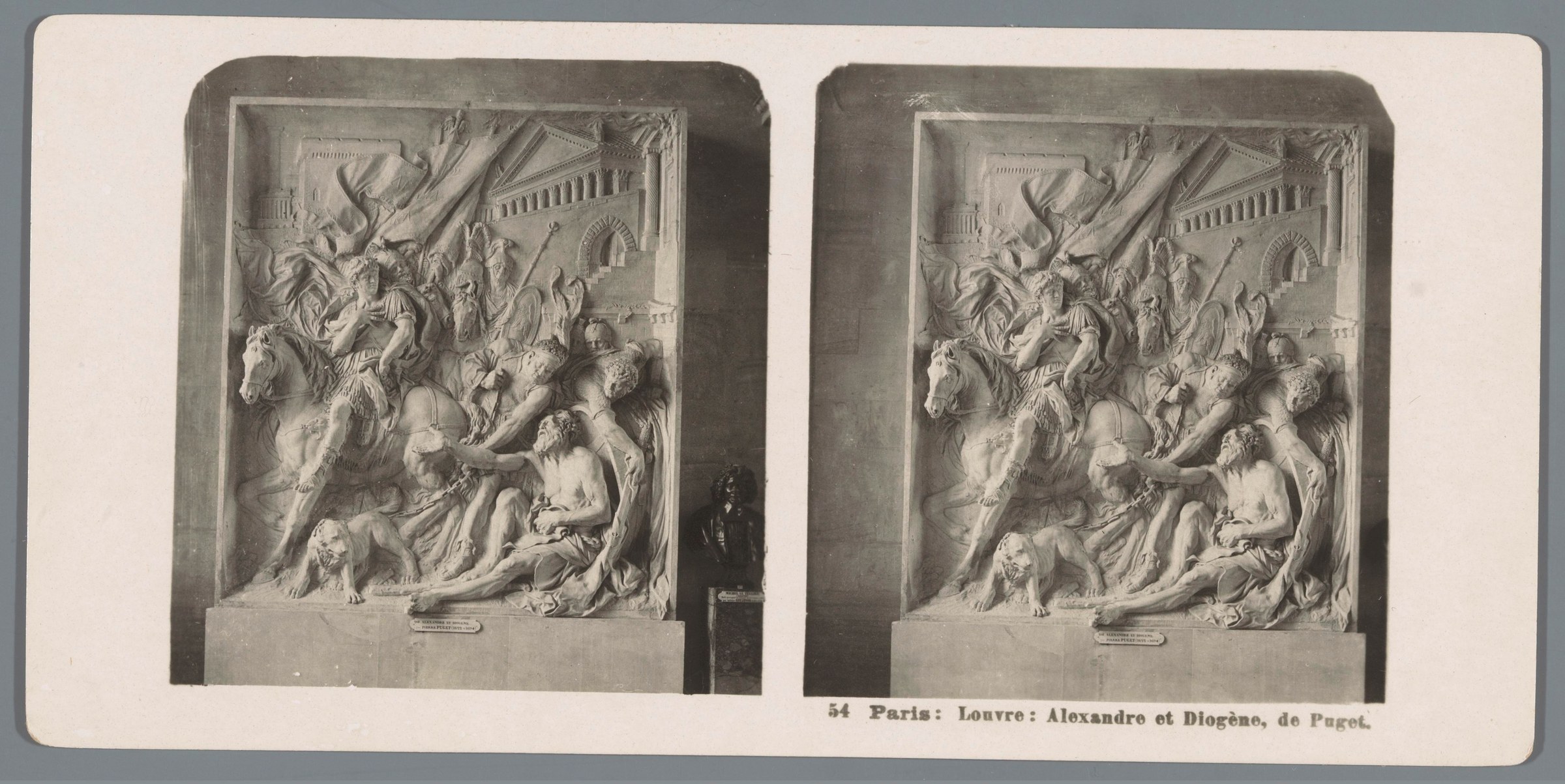 Pierre Puget's relief of Alexander's meeting with Diogenes (1680s)