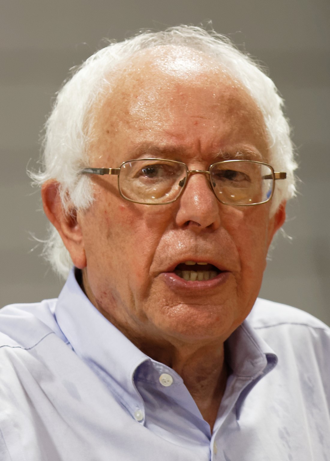 Bernie Sanders at a campaign event in Conway, New Hampshire, August 2015