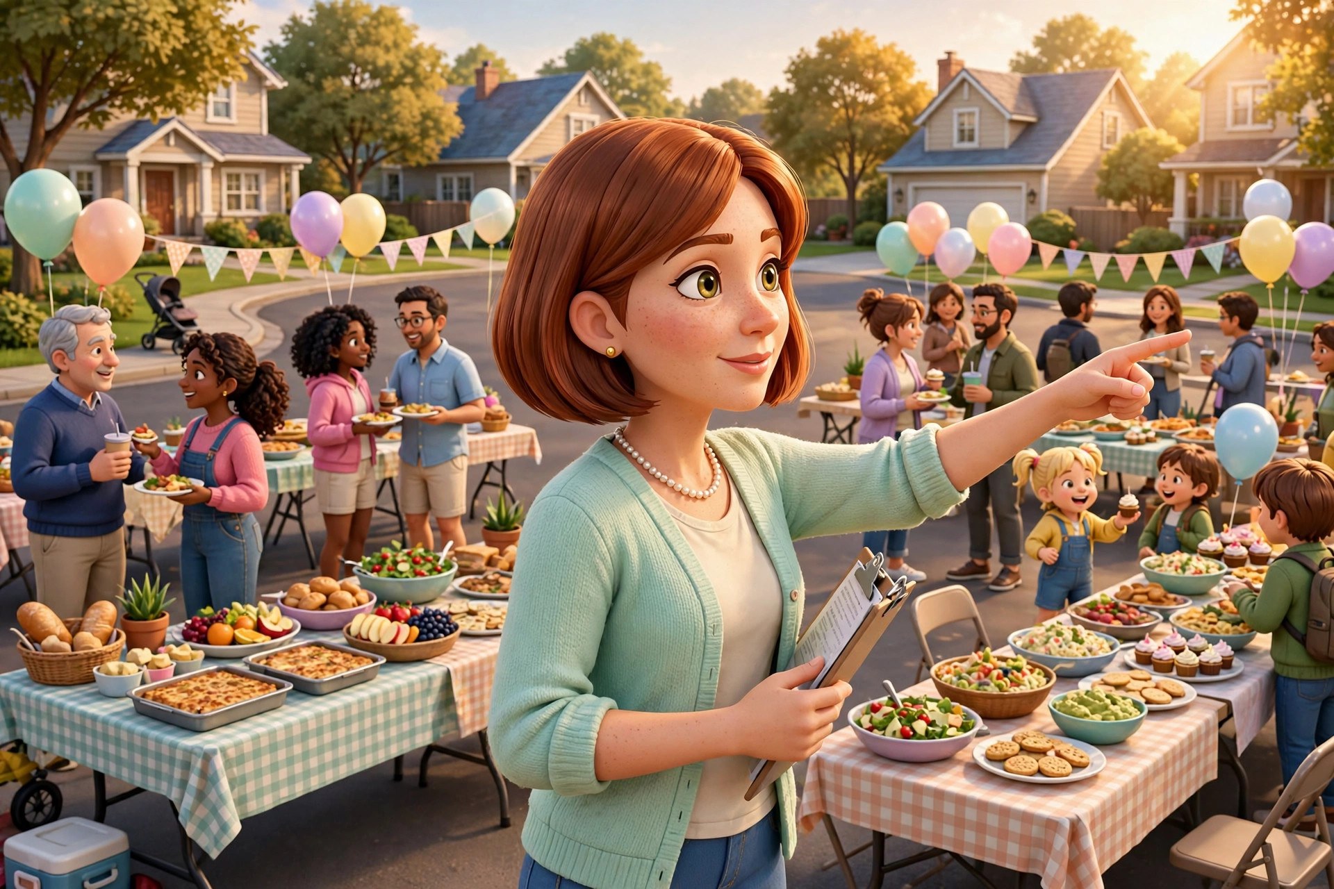 AI-generated portrait/scene of the fictional Vizlings character Beverly Picket (scene). AI-generated dramatization art.