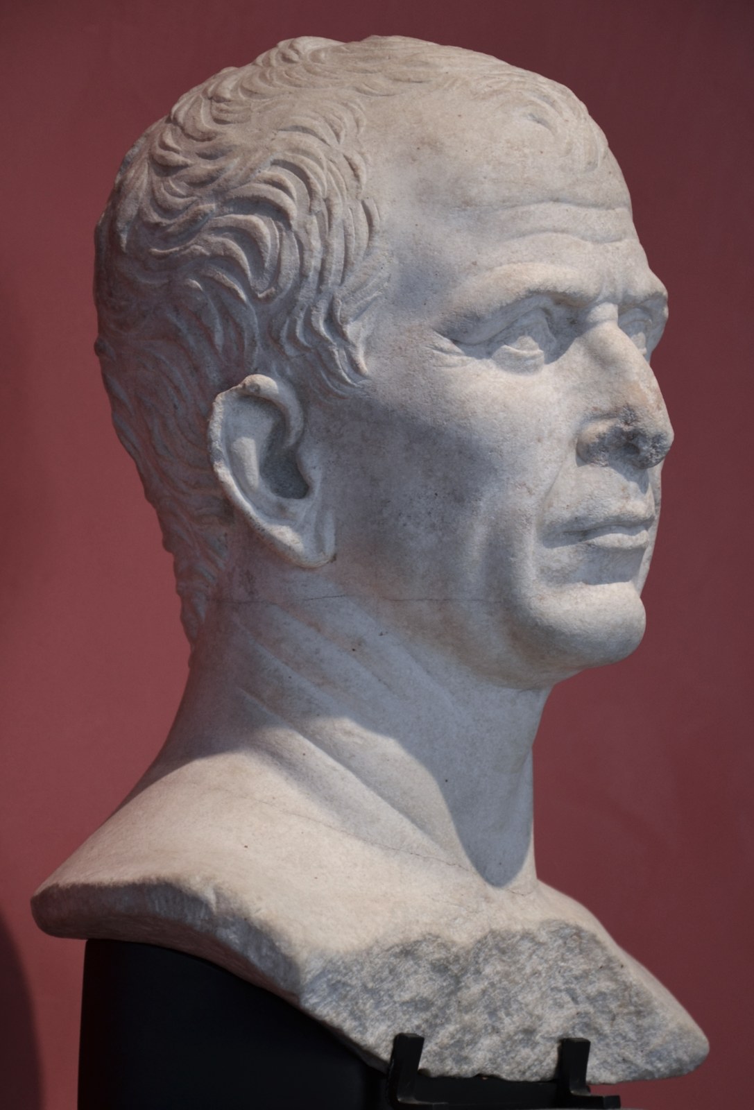 The Arles bust, a marble portrait possibly of Julius Caesar