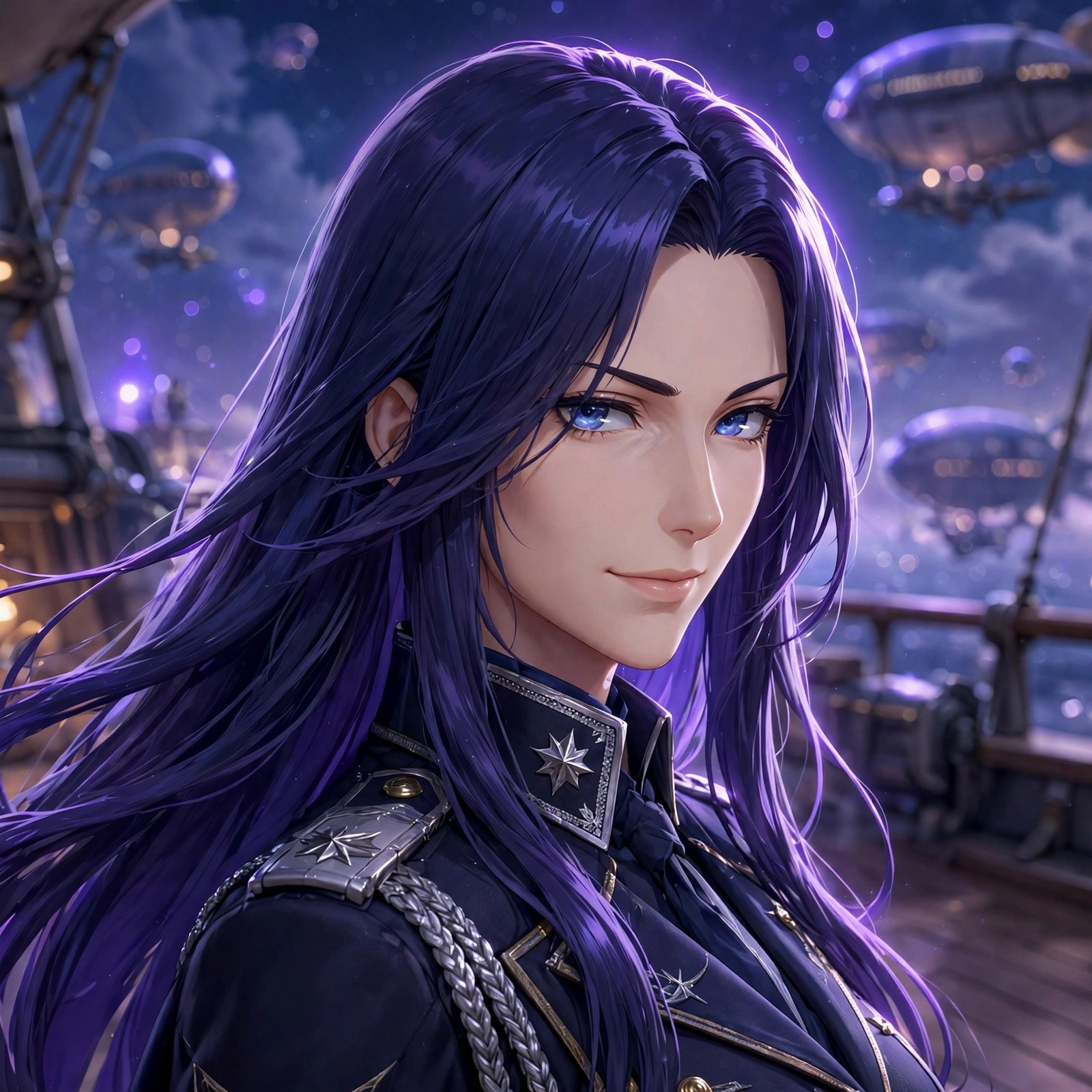 AI-generated dramatization: portrait of the Celestial Commander — crisp, exacting, three degrees warmer than she lets on