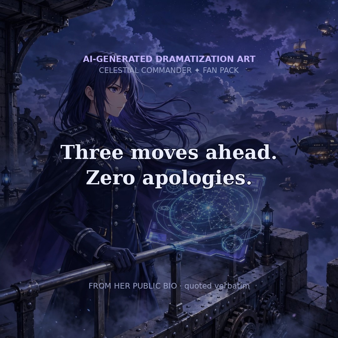 Social card: Three moves ahead. Zero apologies.
