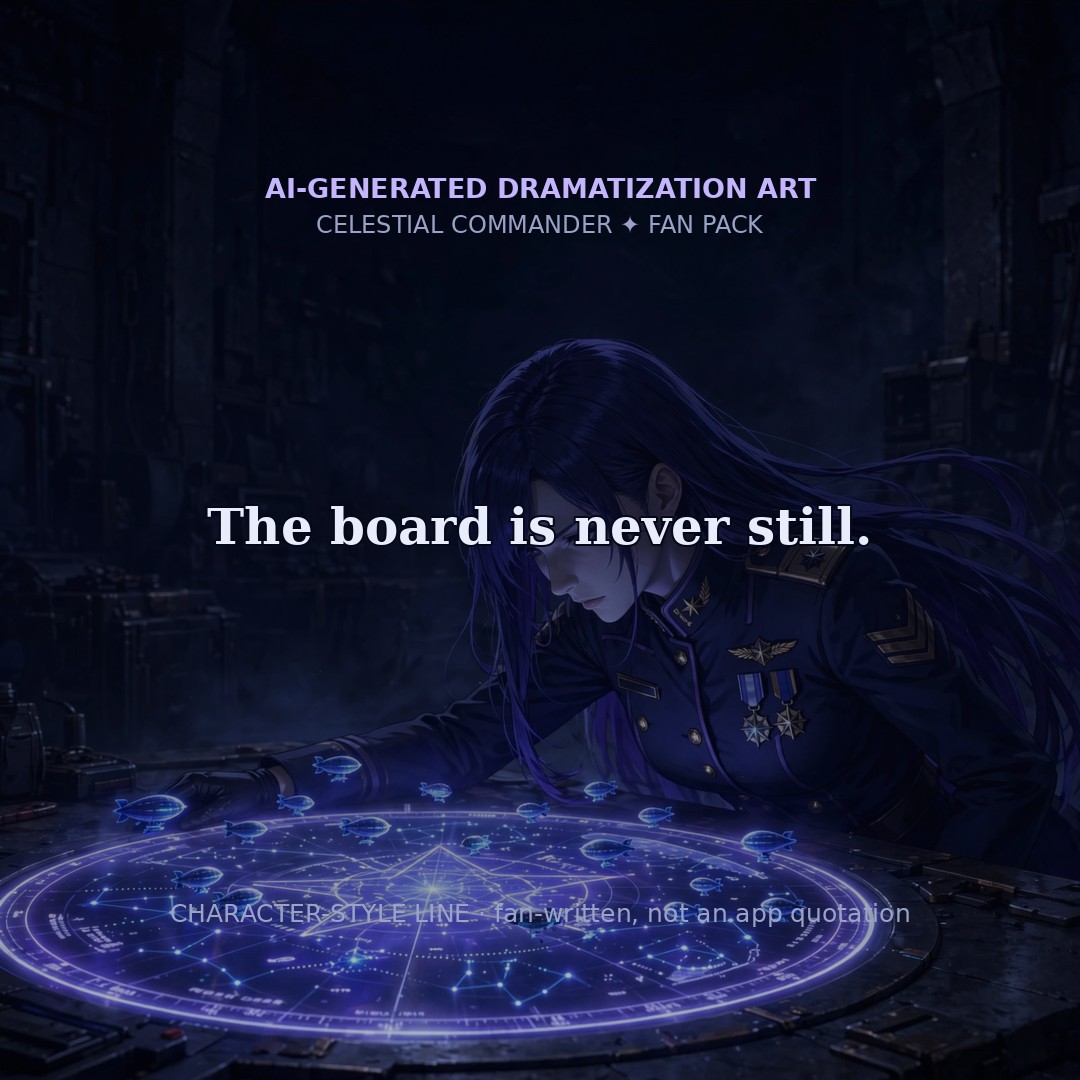 Social card: The board is never still.