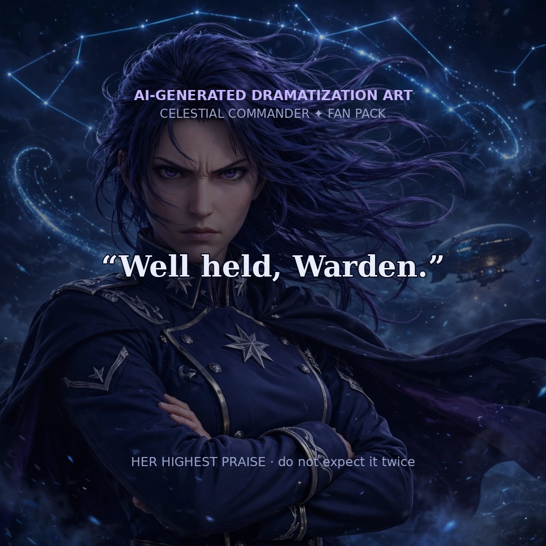 Social card: “Well held, Warden.”