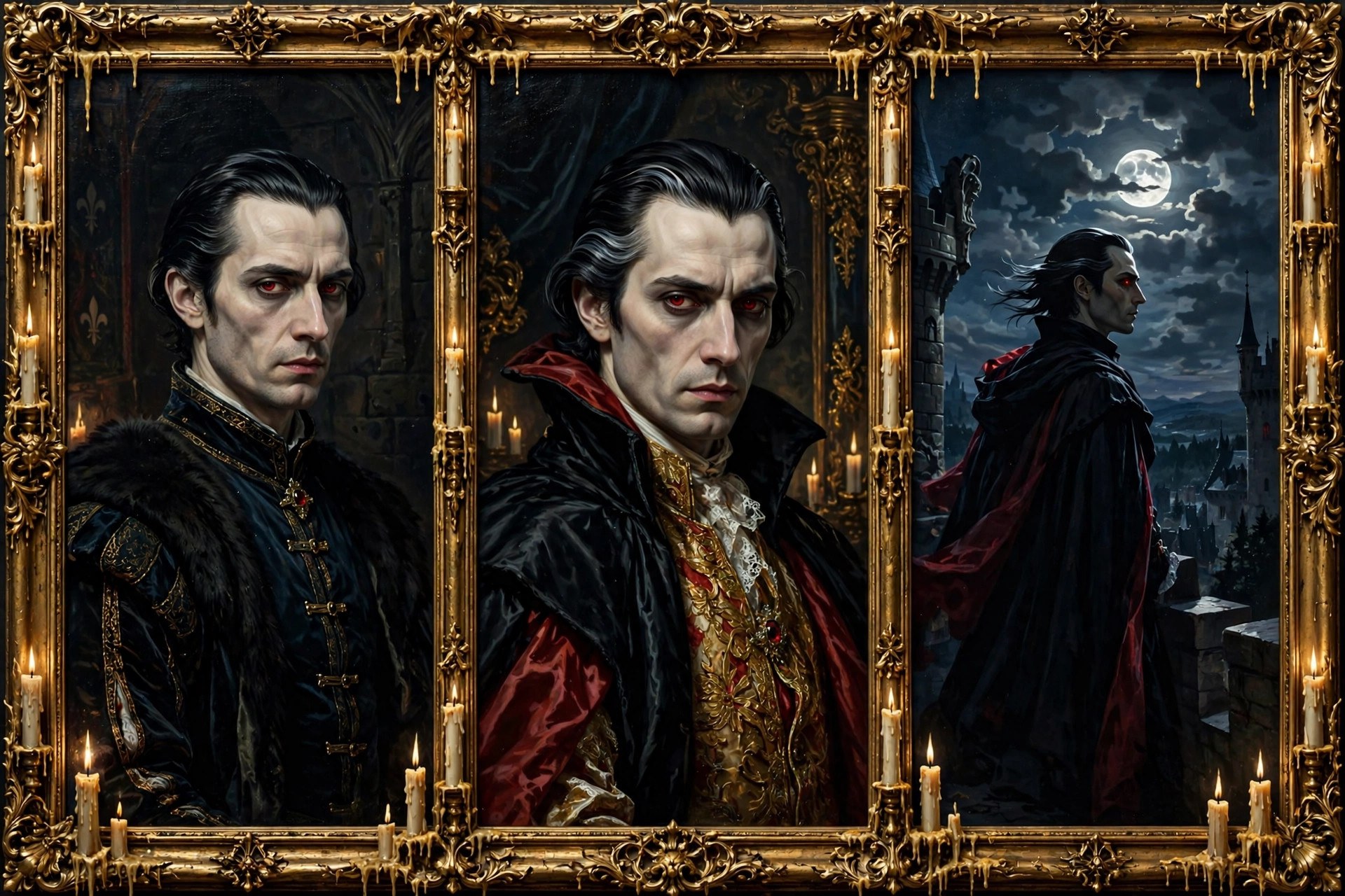 AI-generated montage of the fictional character across the centuries