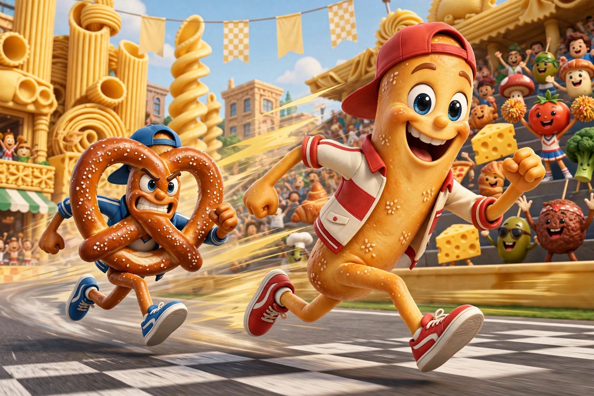 Dash mid-race in a delivery showdown episode