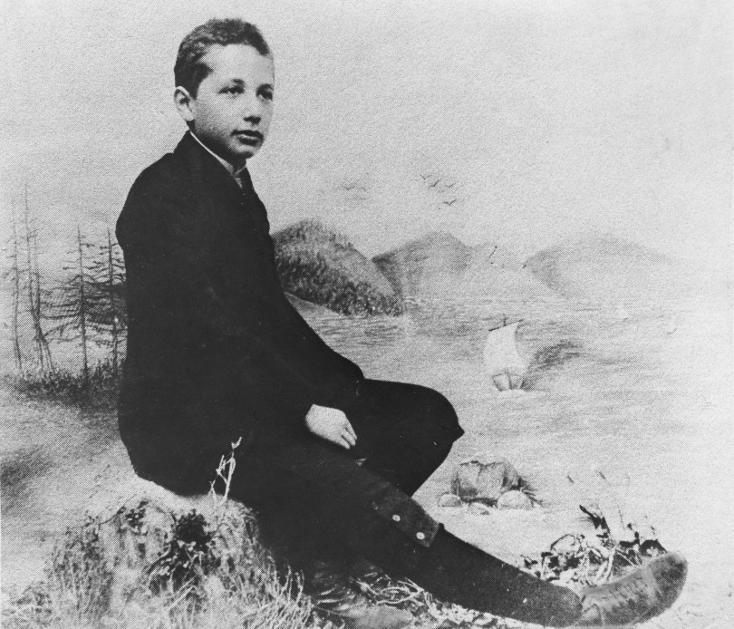 Albert Einstein as a child, c. 1894