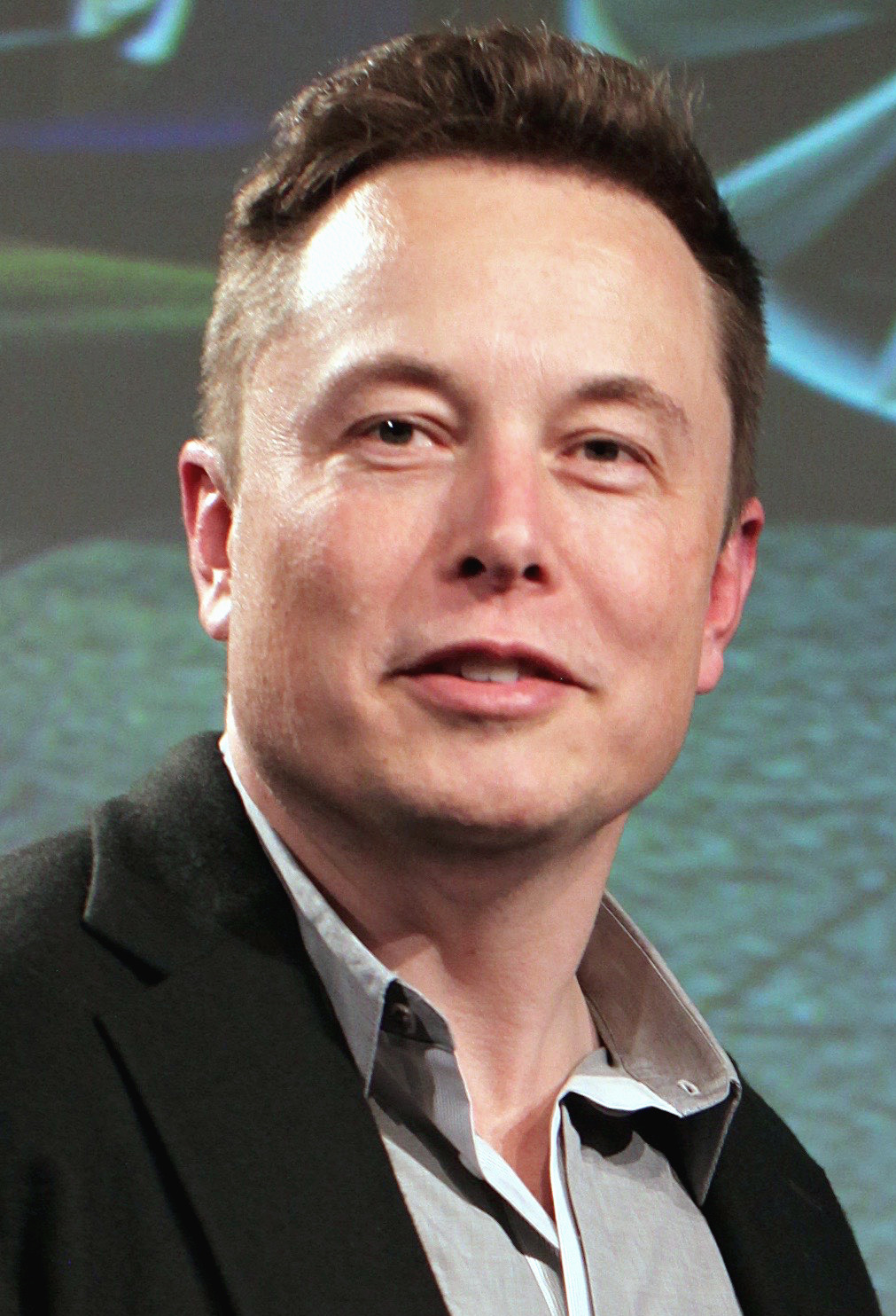 Photograph of Elon Musk in 2015