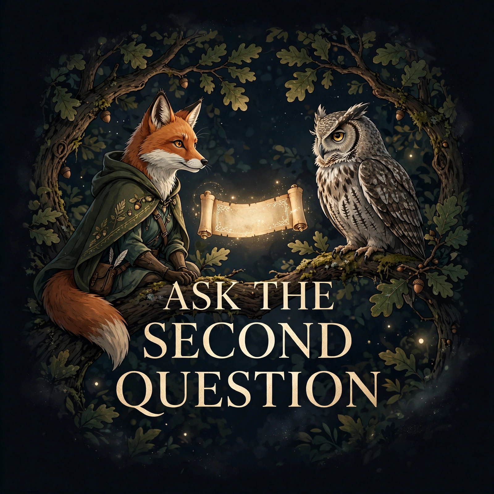Fox Female social graphic: ASK THE SECOND QUESTION