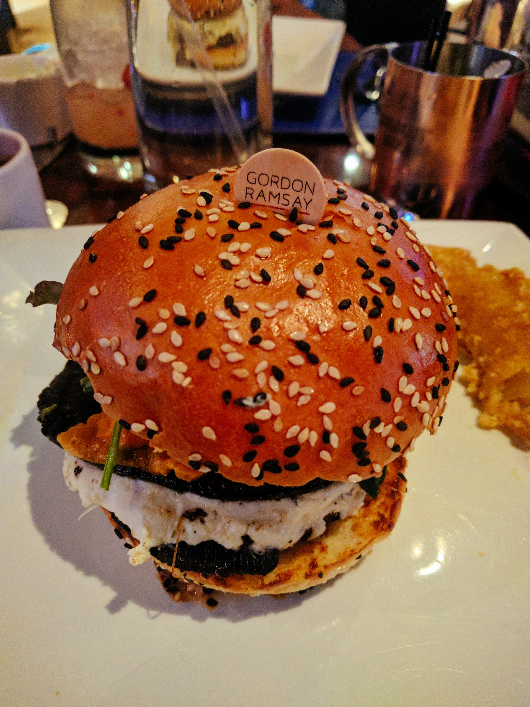 A Gordon Ramsay burger