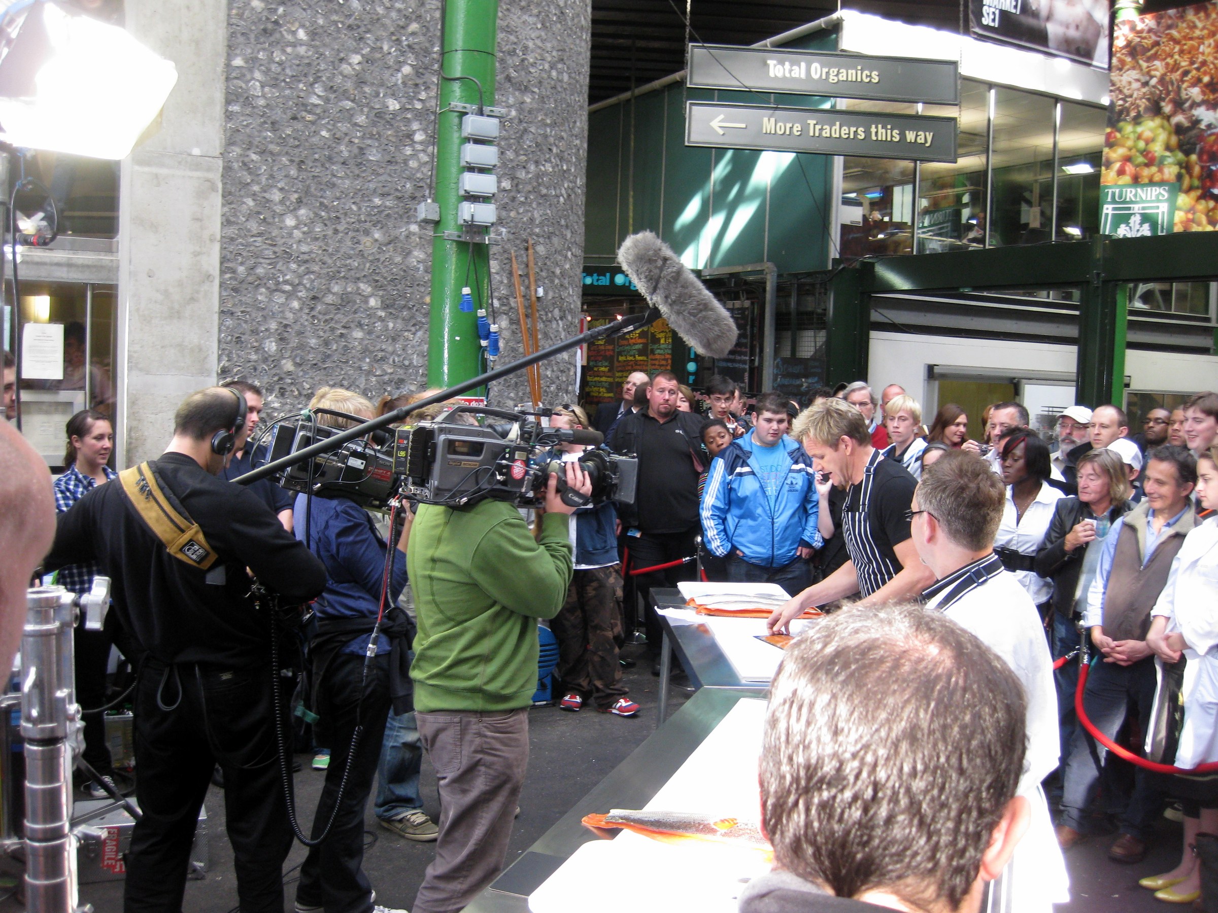 Gordon Ramsay at a book signing in 2008, photographed by Leon Brocard
