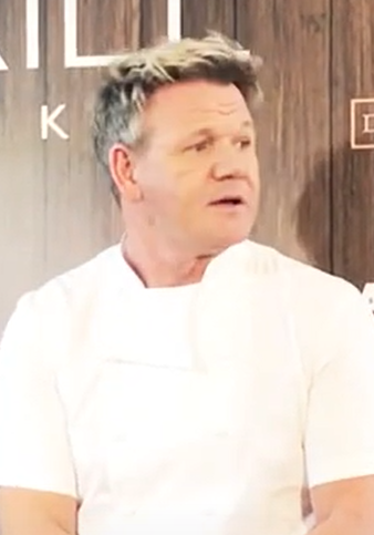 Gordon Ramsay in Hong Kong, 2018, photographed for am730