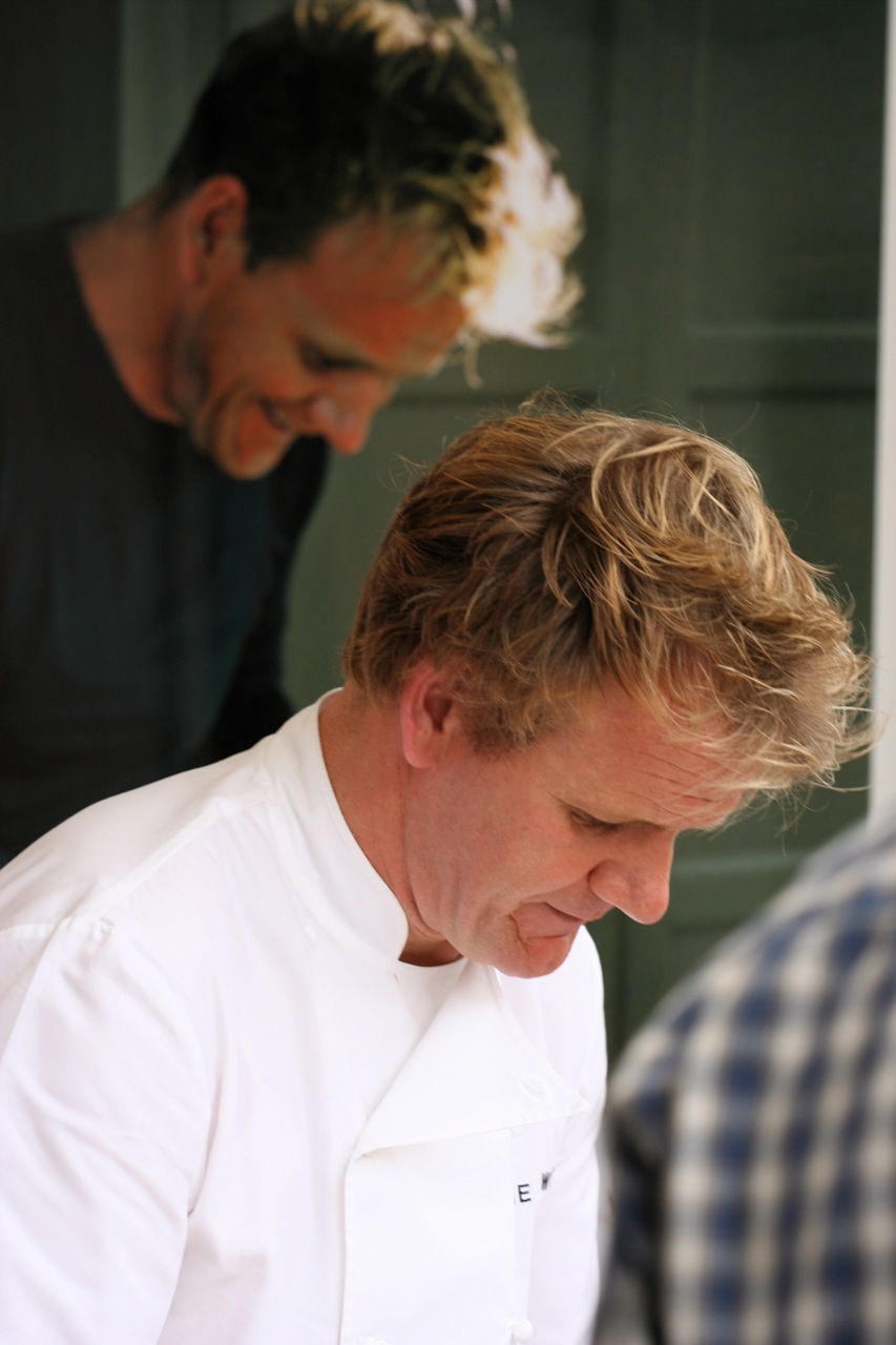 Gordon Ramsay at a public event in 2008, photographed by Dave Pullig