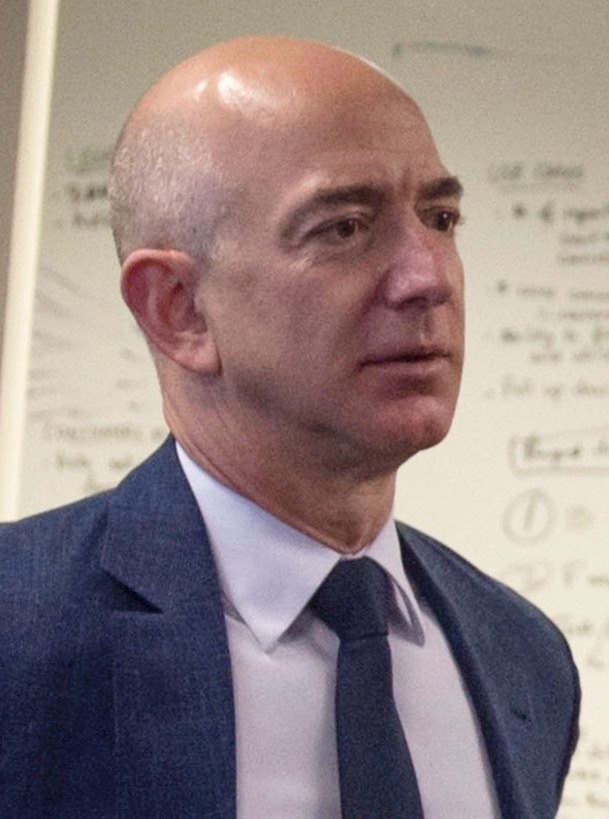 Portrait photograph of Jeff Bezos, 2016