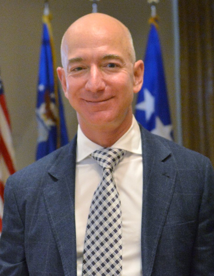 Jeff Bezos visiting Los Angeles Air Force Base, 2011