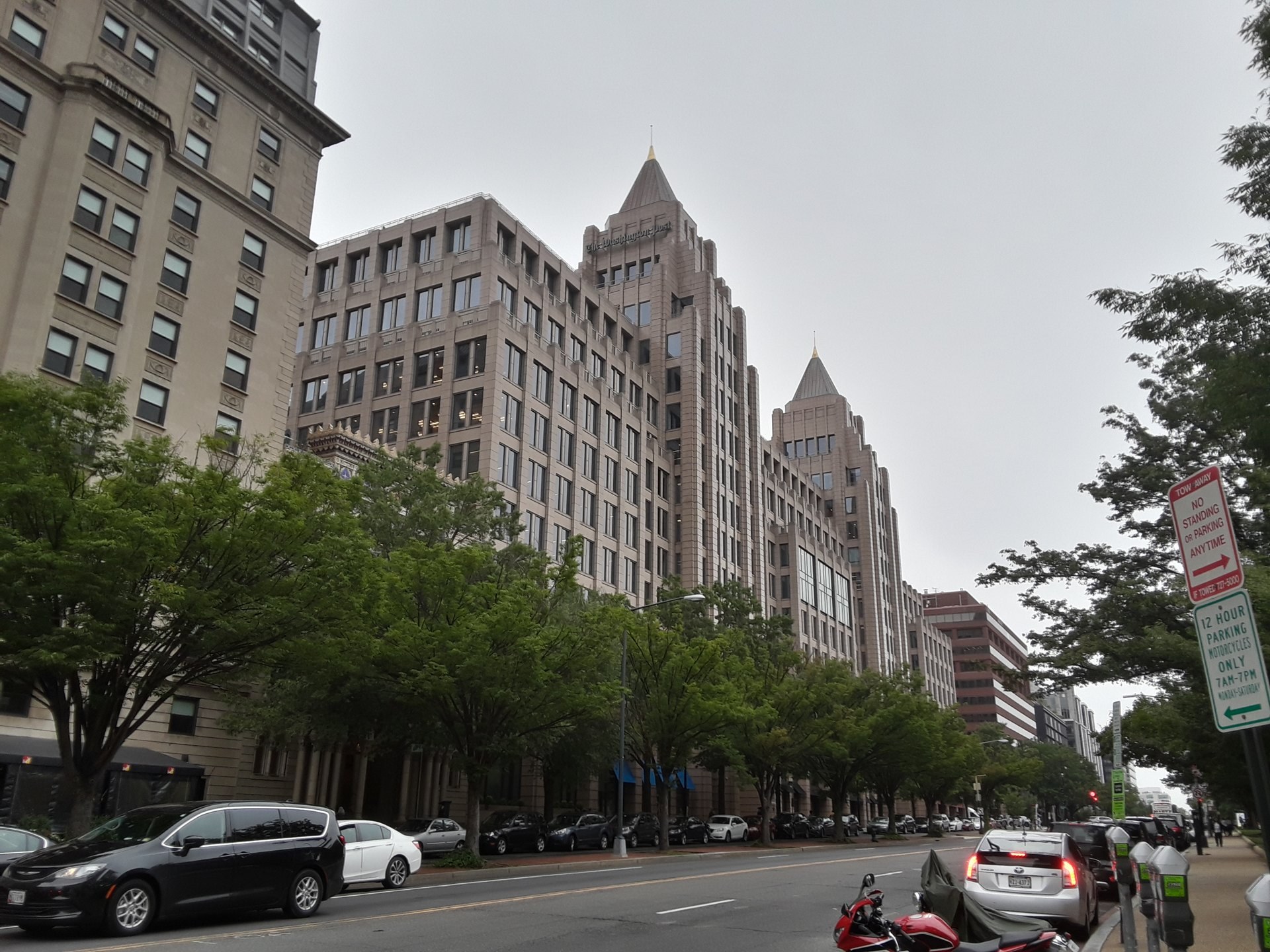 The Washington Post headquarters building at One Franklin Square