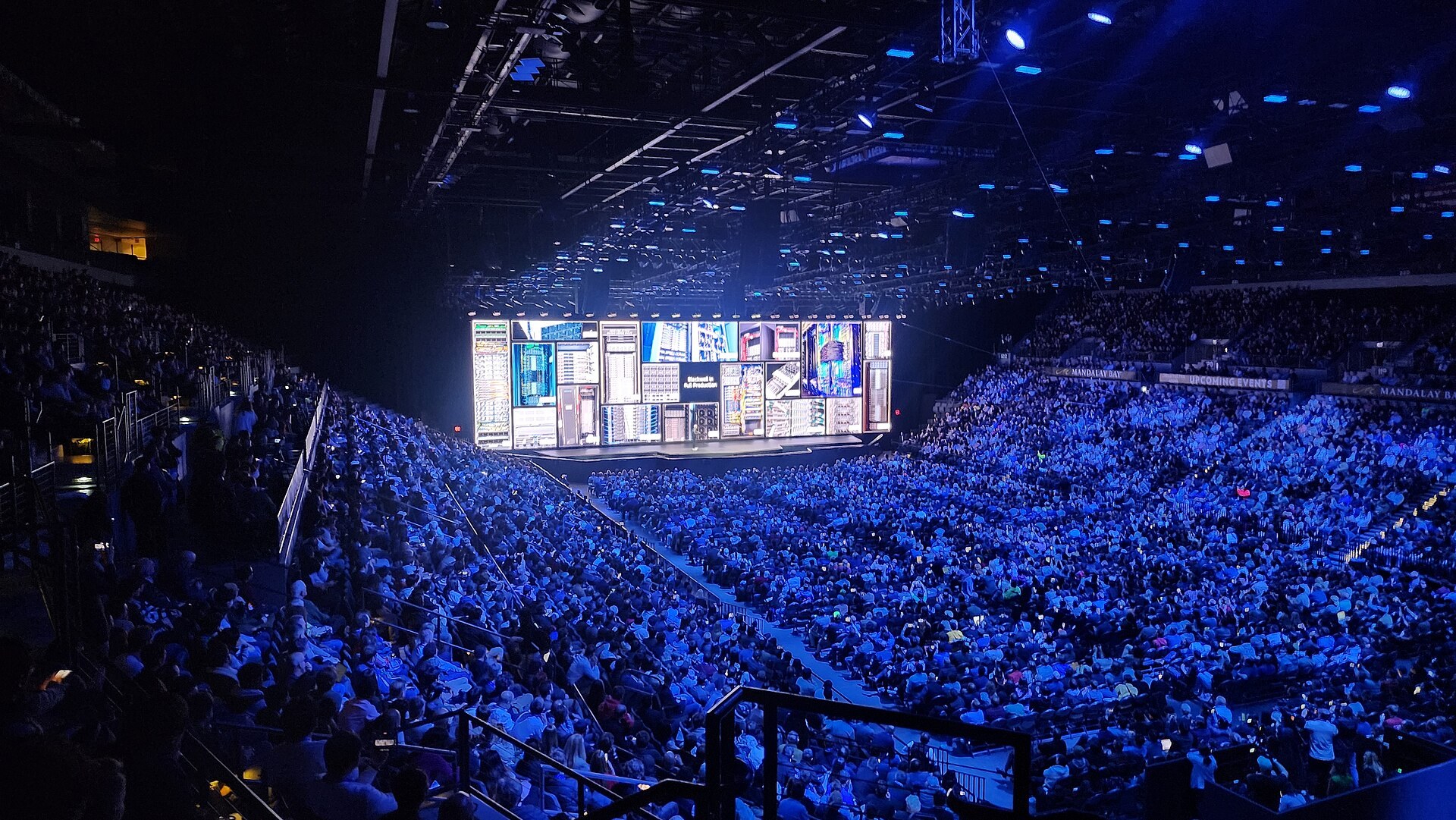 Jensen Huang keynoting at CES 2025