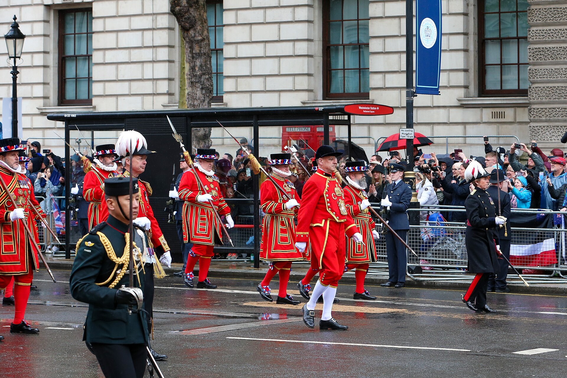 The Coronation Procession at the coronation of Charles III and Camilla, London, 6 May 2023