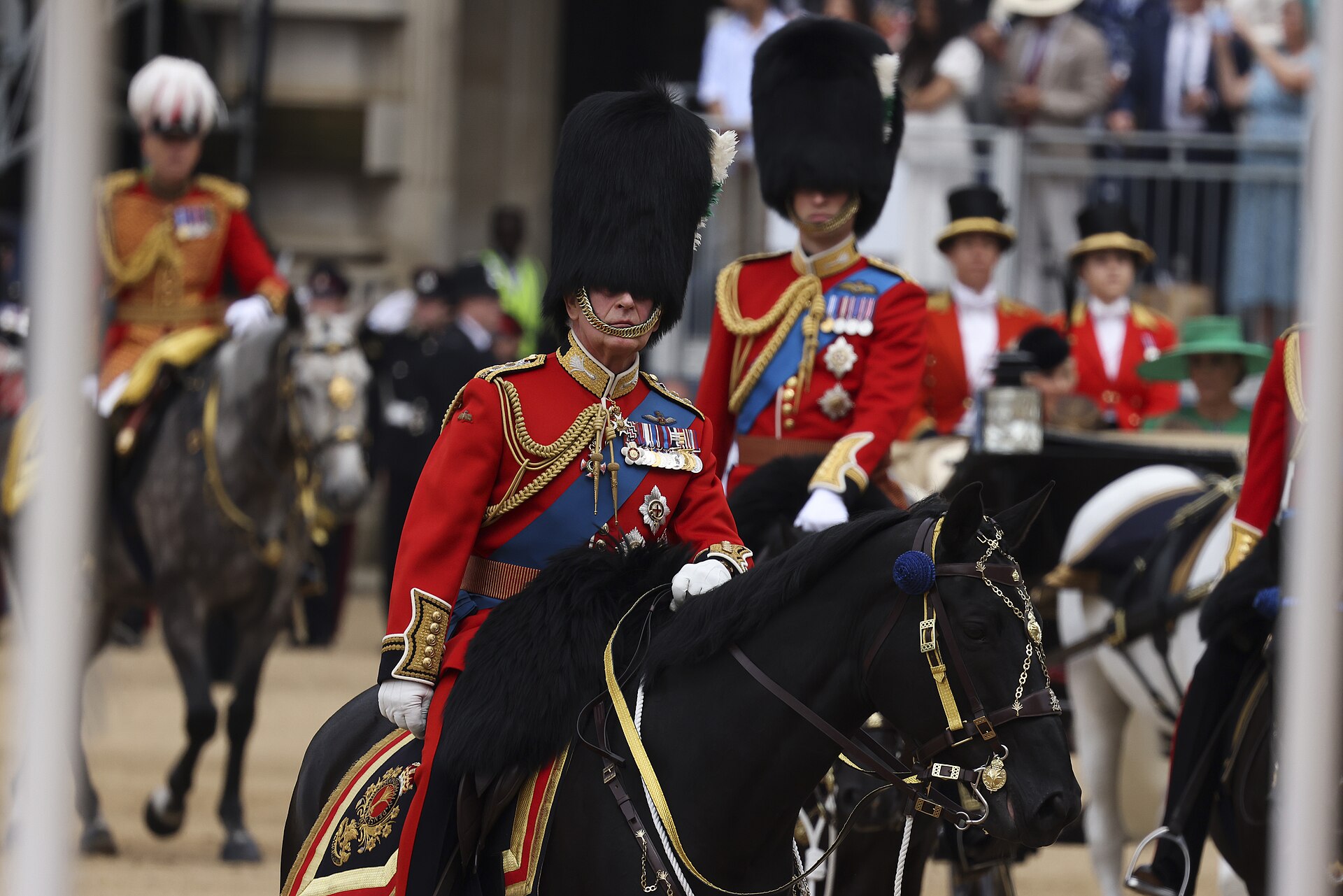 Trooping the Colour, London, June 2023 — the first of King Charles III's reign