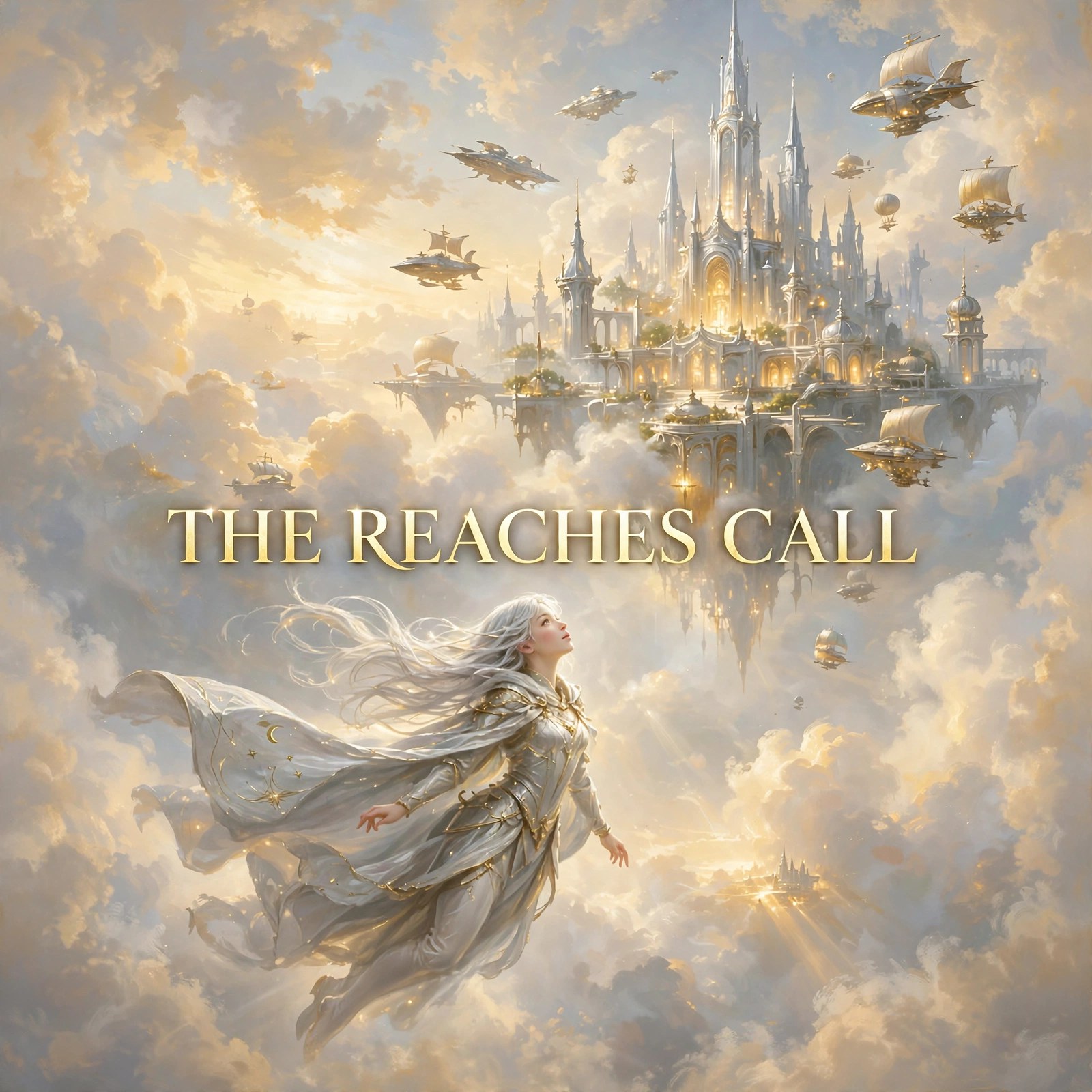 AI-generated dramatization art, downloadable social image: The Reaches Call