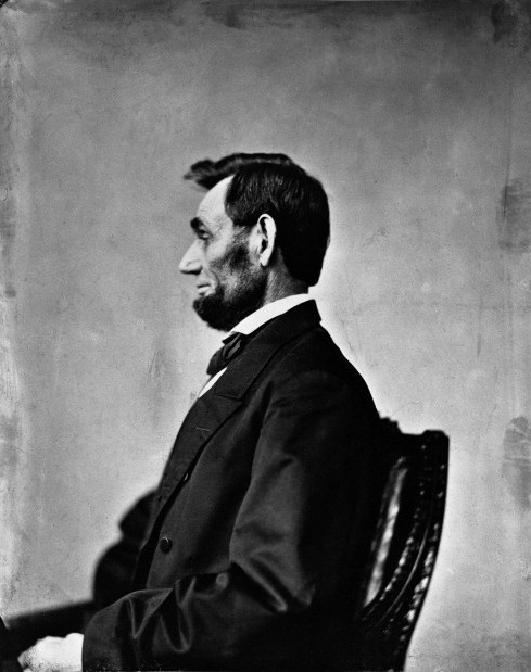 Abraham Lincoln, November 1863, by Alexander Gardner — the 'Gettysburg portrait', bearded