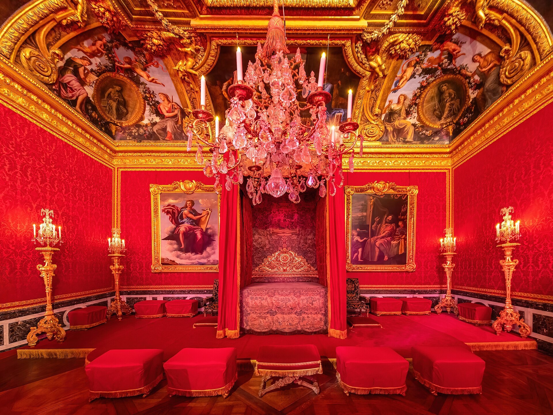 The Salon de Mercure in the King's Grand Appartement at Versailles