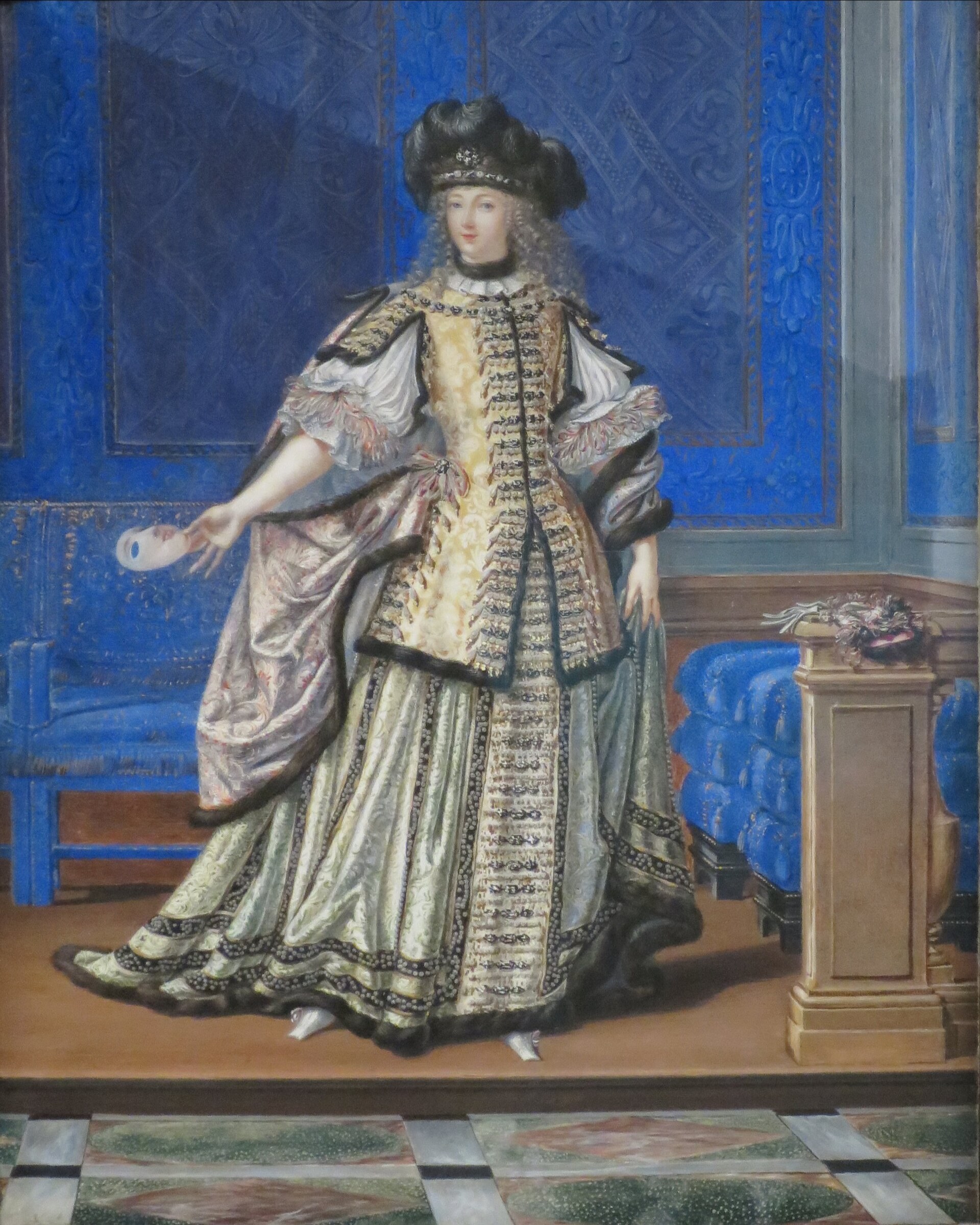 Louise de La Vallière in Polish costume, by Joseph Werner