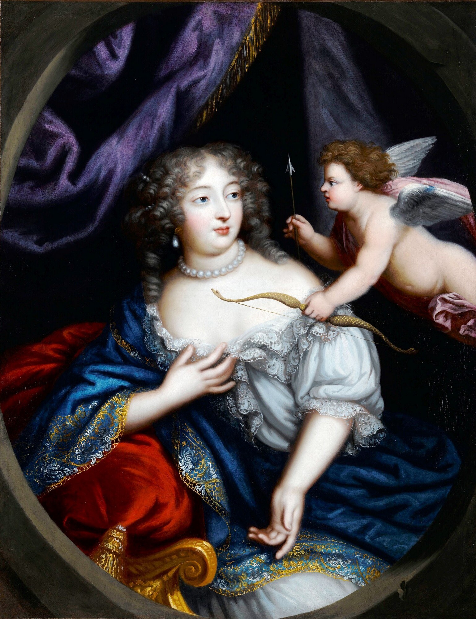 Portrait of Madame de Montespan, studio of Pierre Mignard