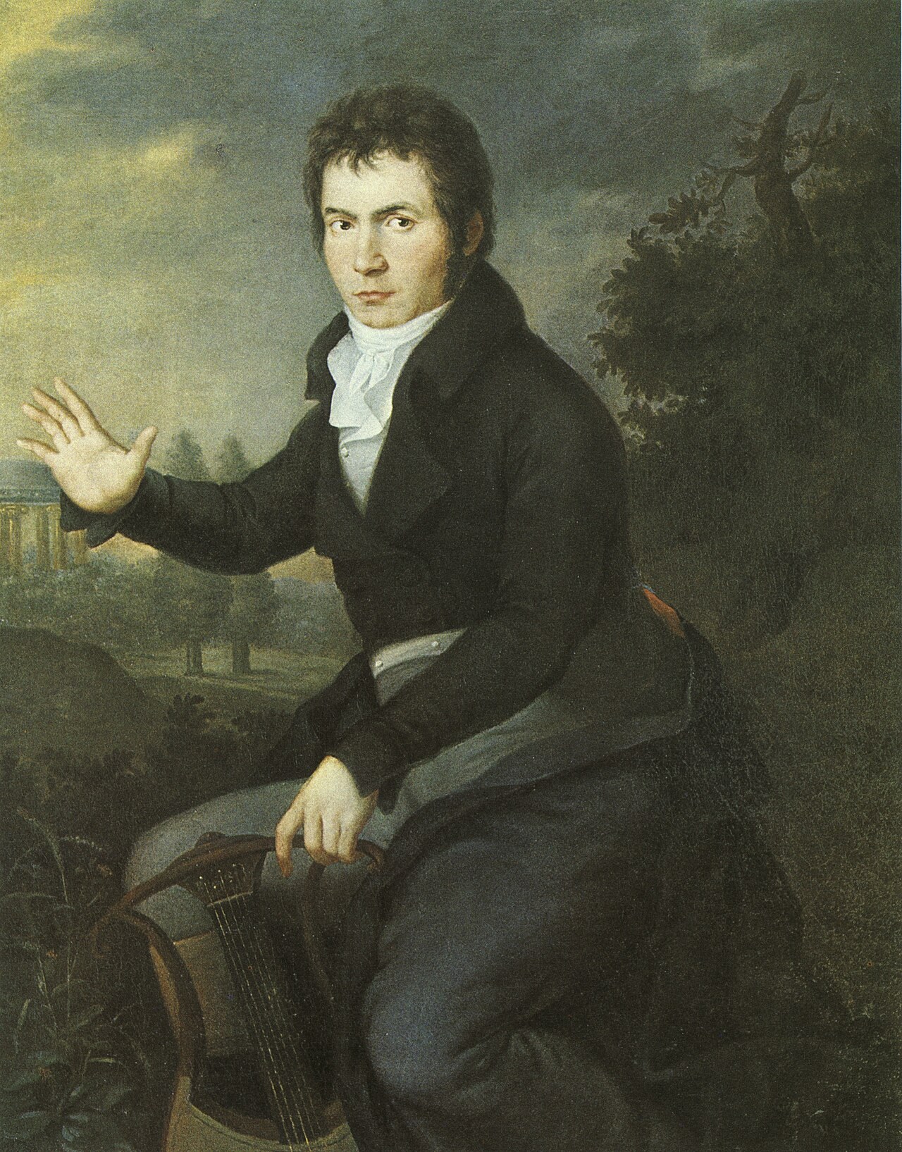 Portrait of Beethoven by Joseph Willibrord Mähler, 1804