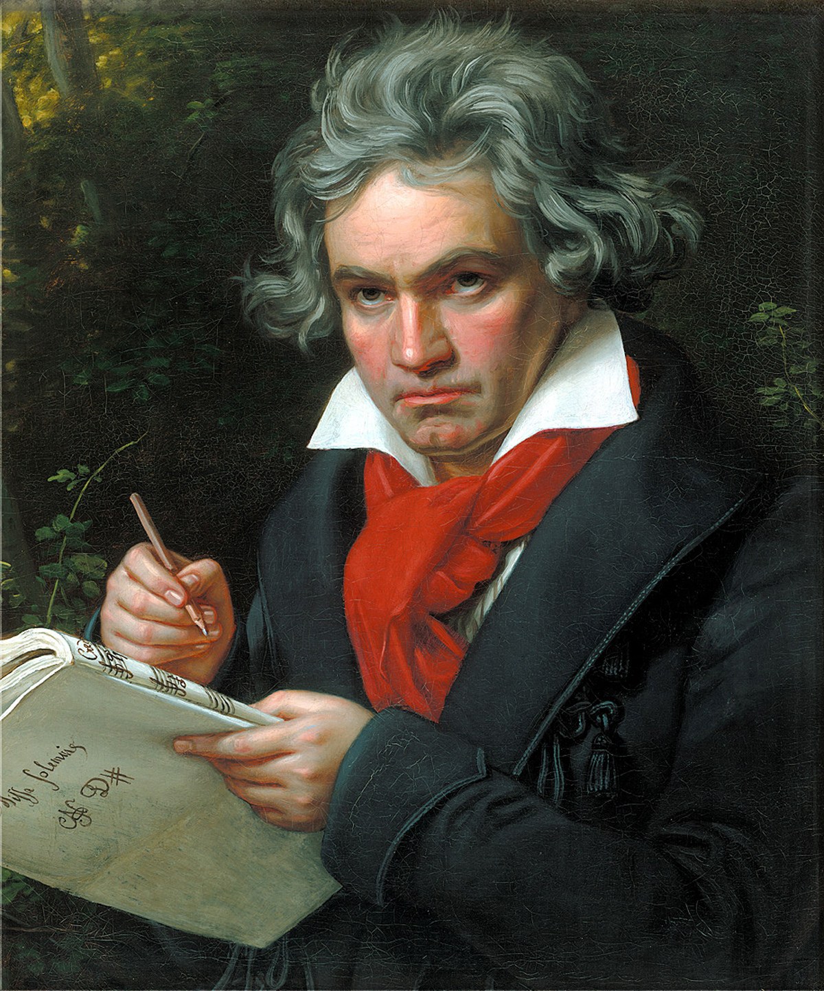 Portrait of Ludwig van Beethoven by Joseph Karl Stieler, 1820