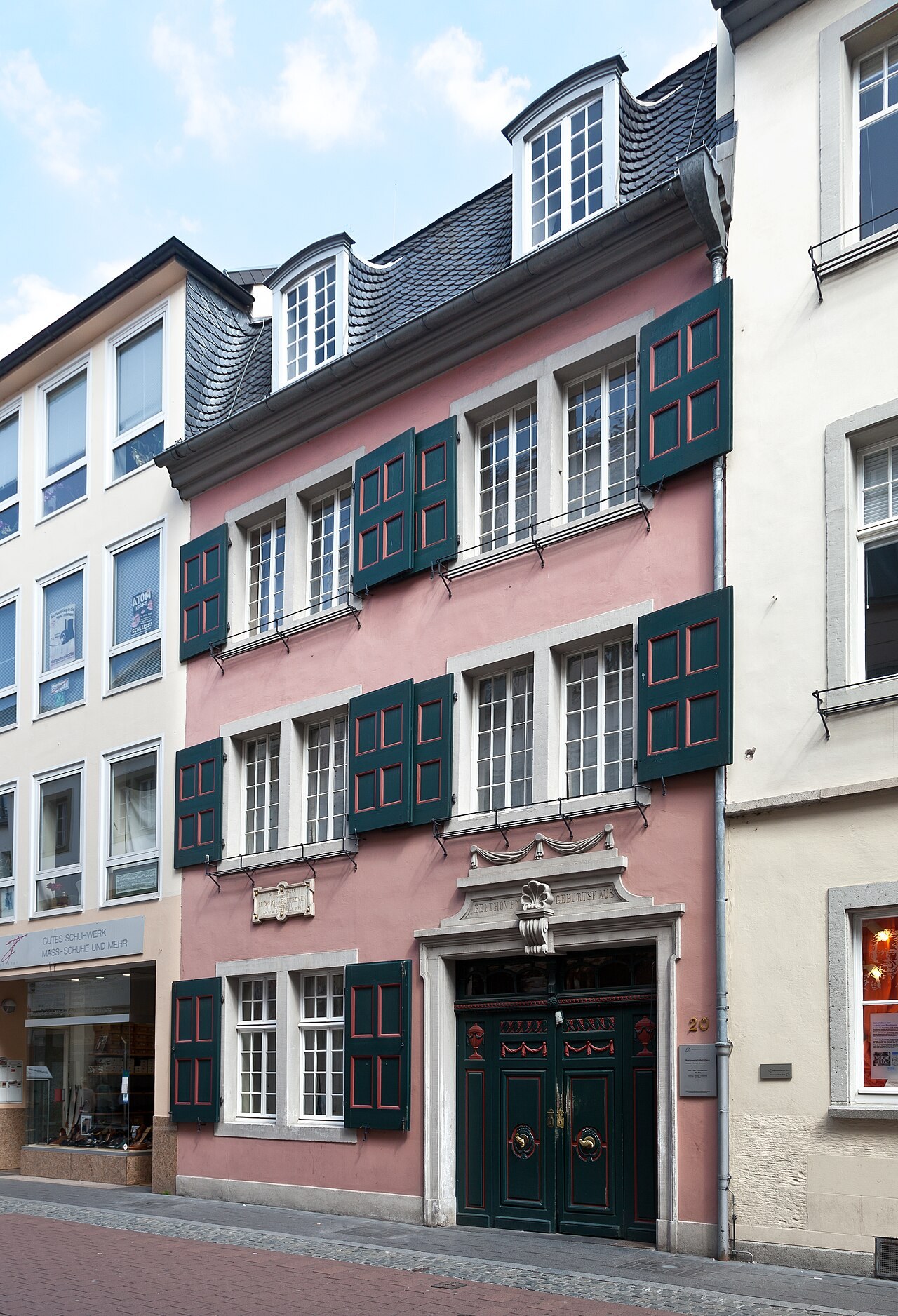 The Beethoven-Haus at Bonngasse 20, Bonn — Beethoven's birth house