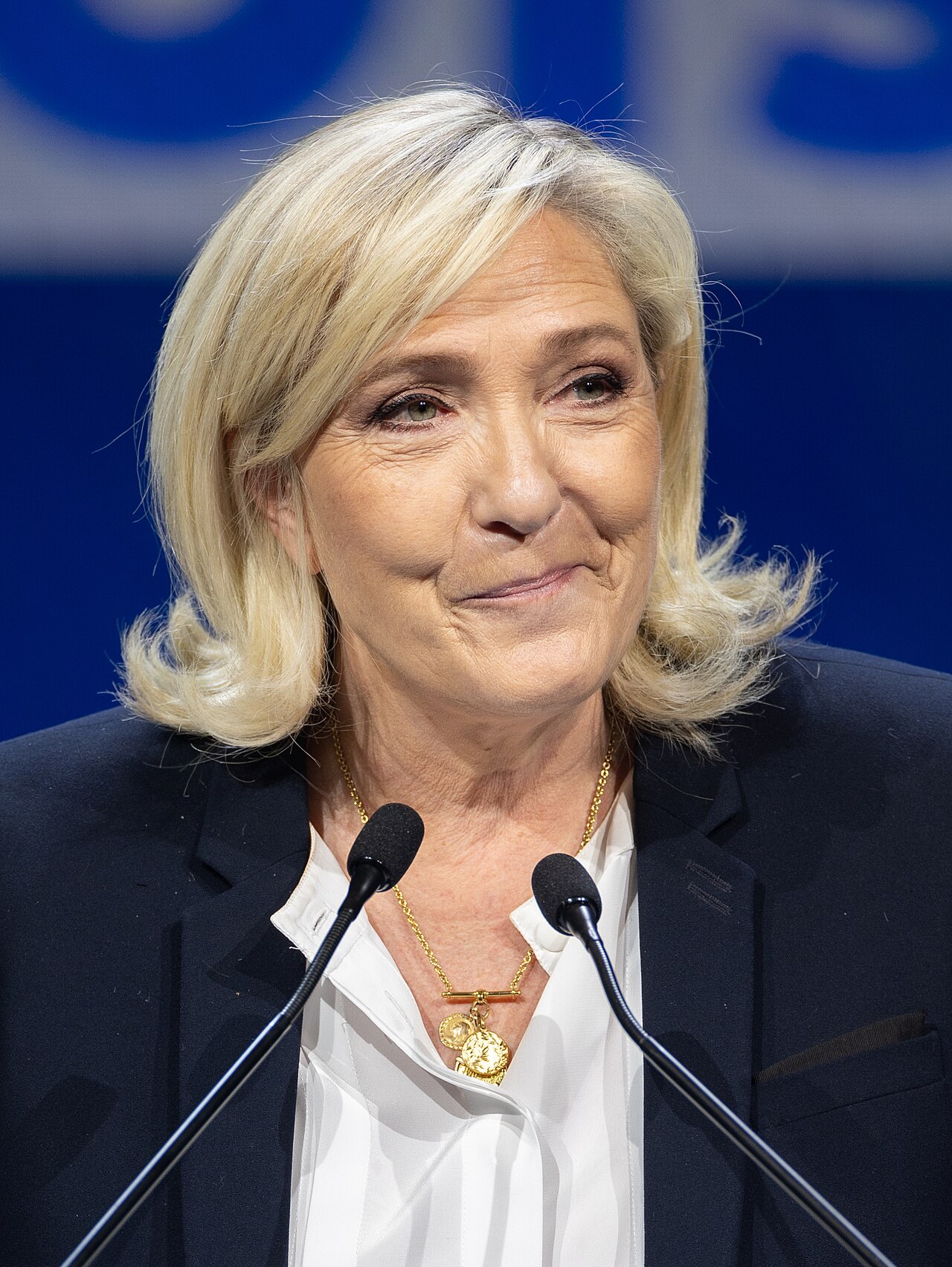 Photograph of Marine Le Pen in 2025