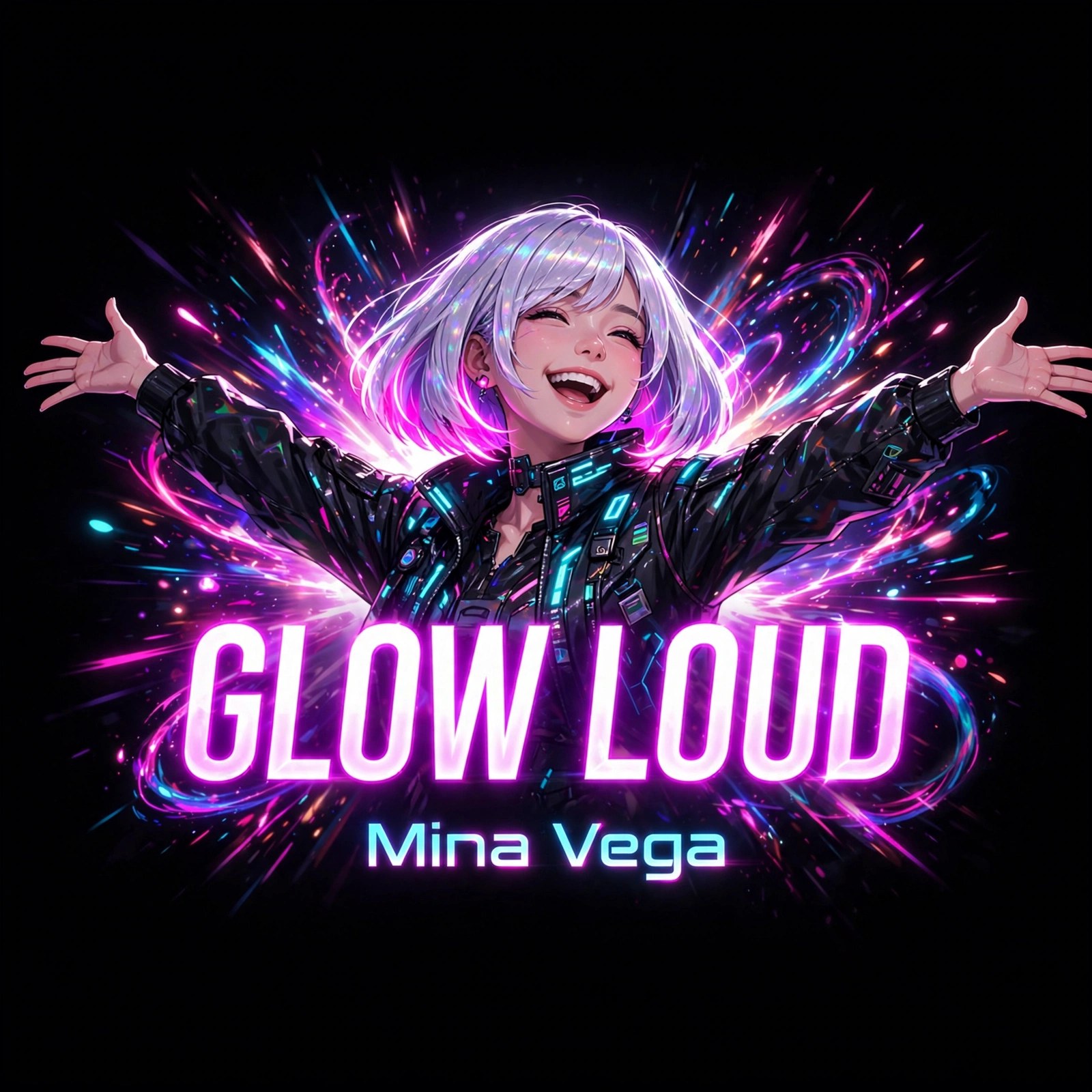 GLOW LOUD — mantra card