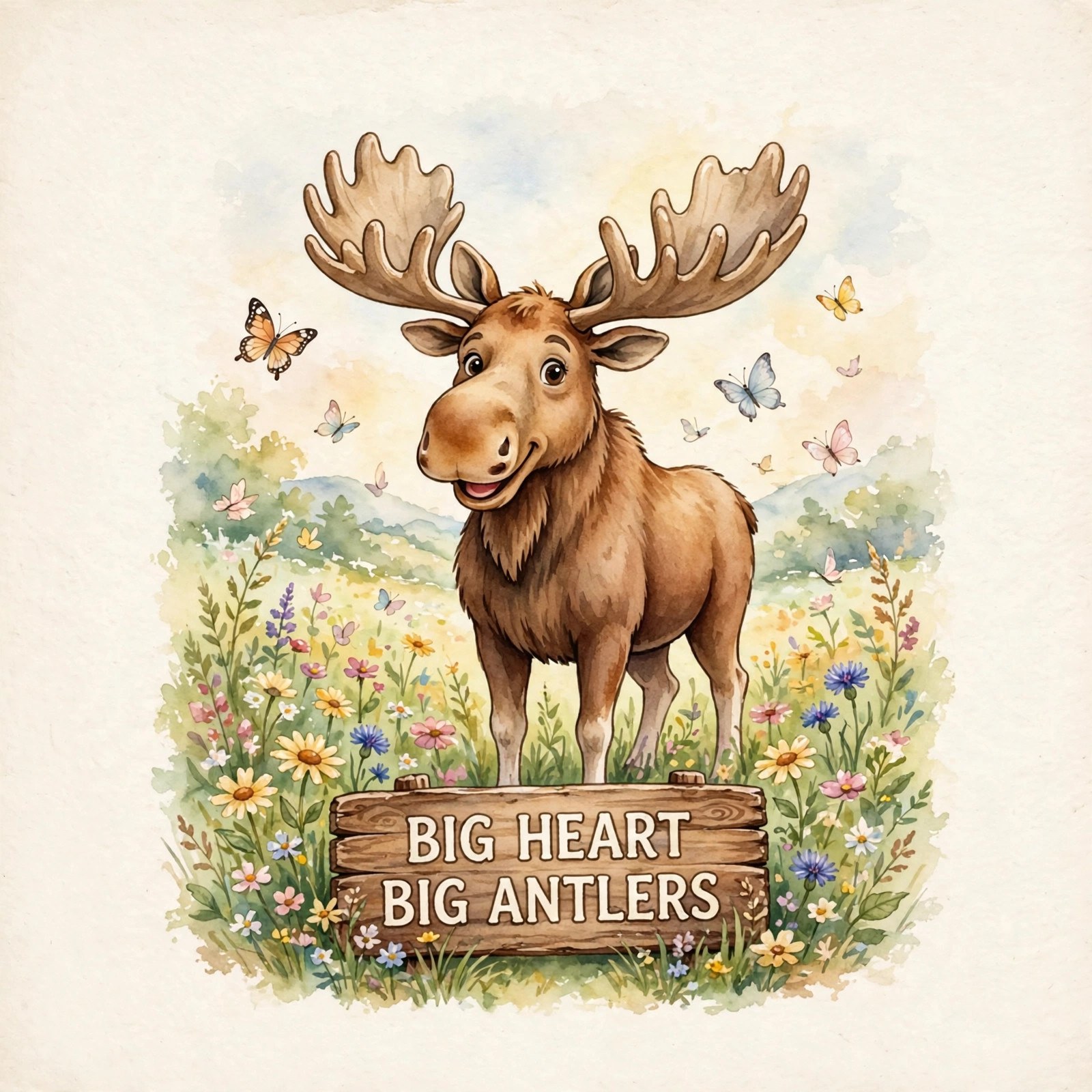 moose social image: BIG HEART, BIG ANTLERS