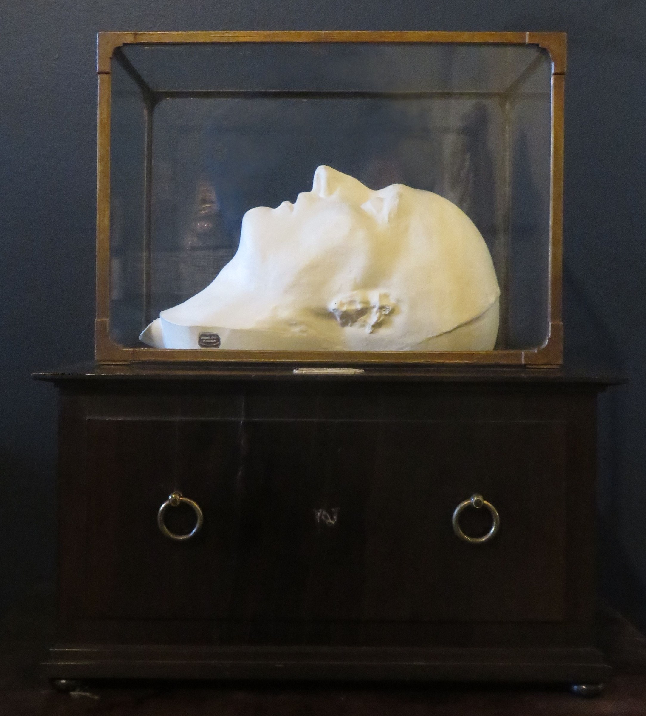 The death mask of Napoleon, cast after his death at St. Helena in 1821