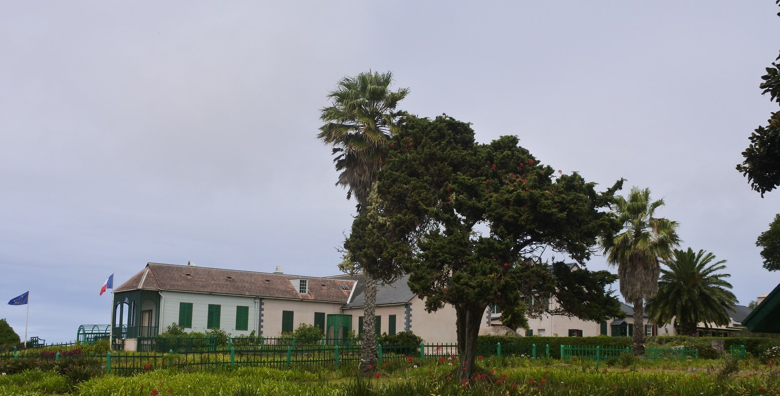 Longwood House on St. Helena, Napoleon's residence from December 1815 to his death in May 1821