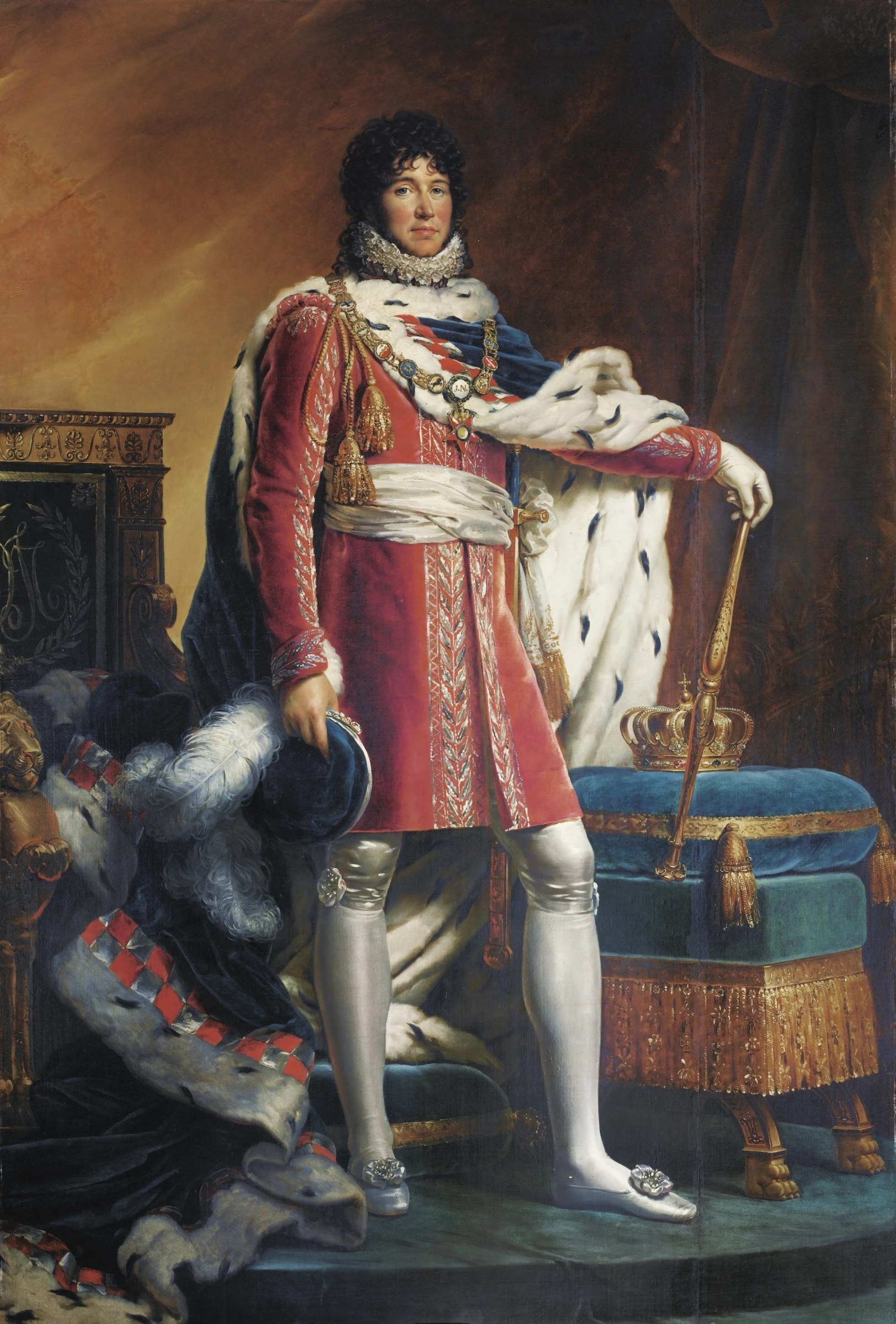 François Gérard's portrait of Joachim Murat, King of Naples: in a plumed hat and embroidered uniform, theatrical and defiant