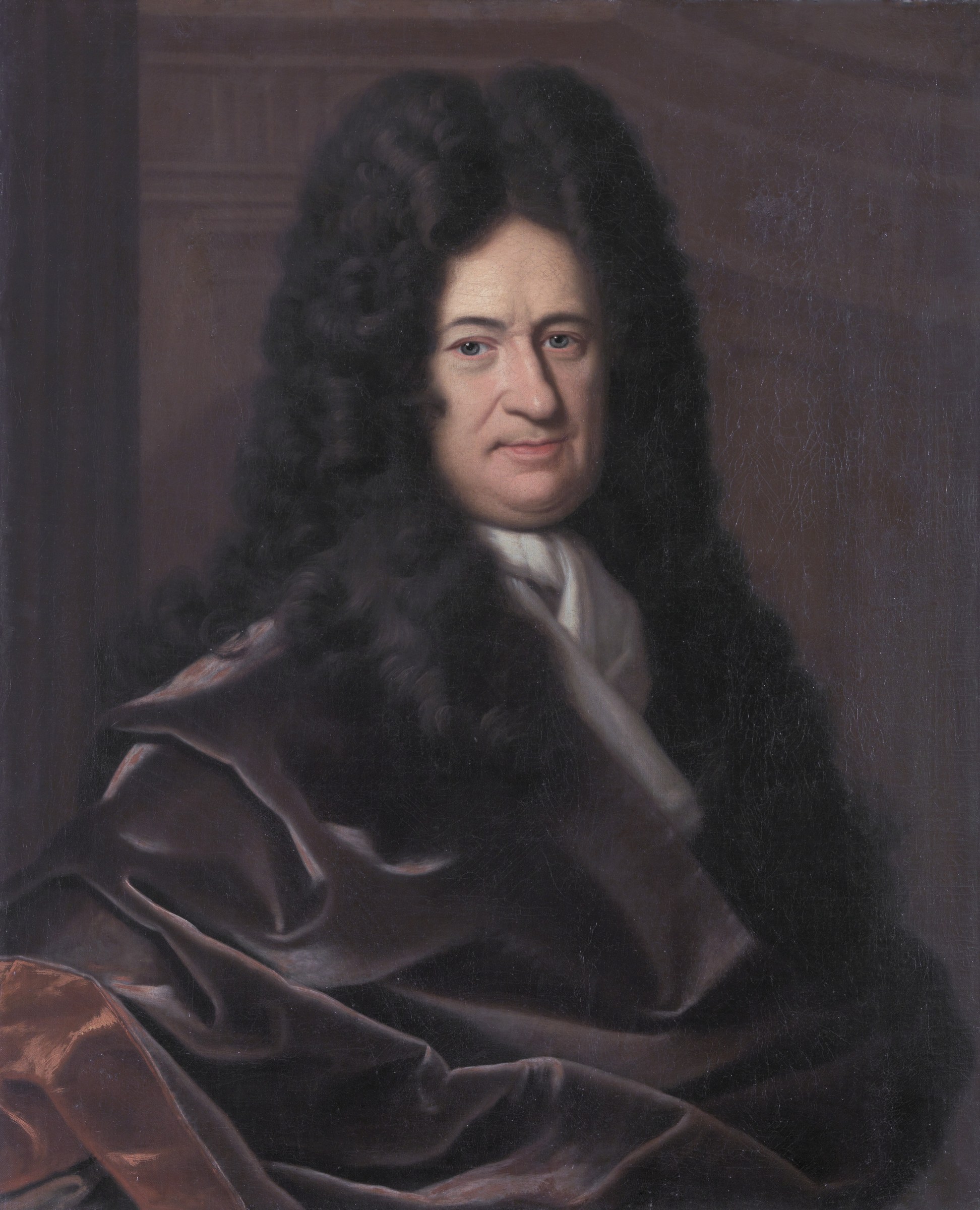 Portrait of Gottfried Wilhelm Leibniz, Newton's rival in the calculus priority dispute