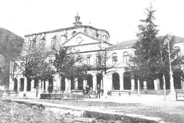 The town of Guernica photographed in 1922, fifteen years before the bombing