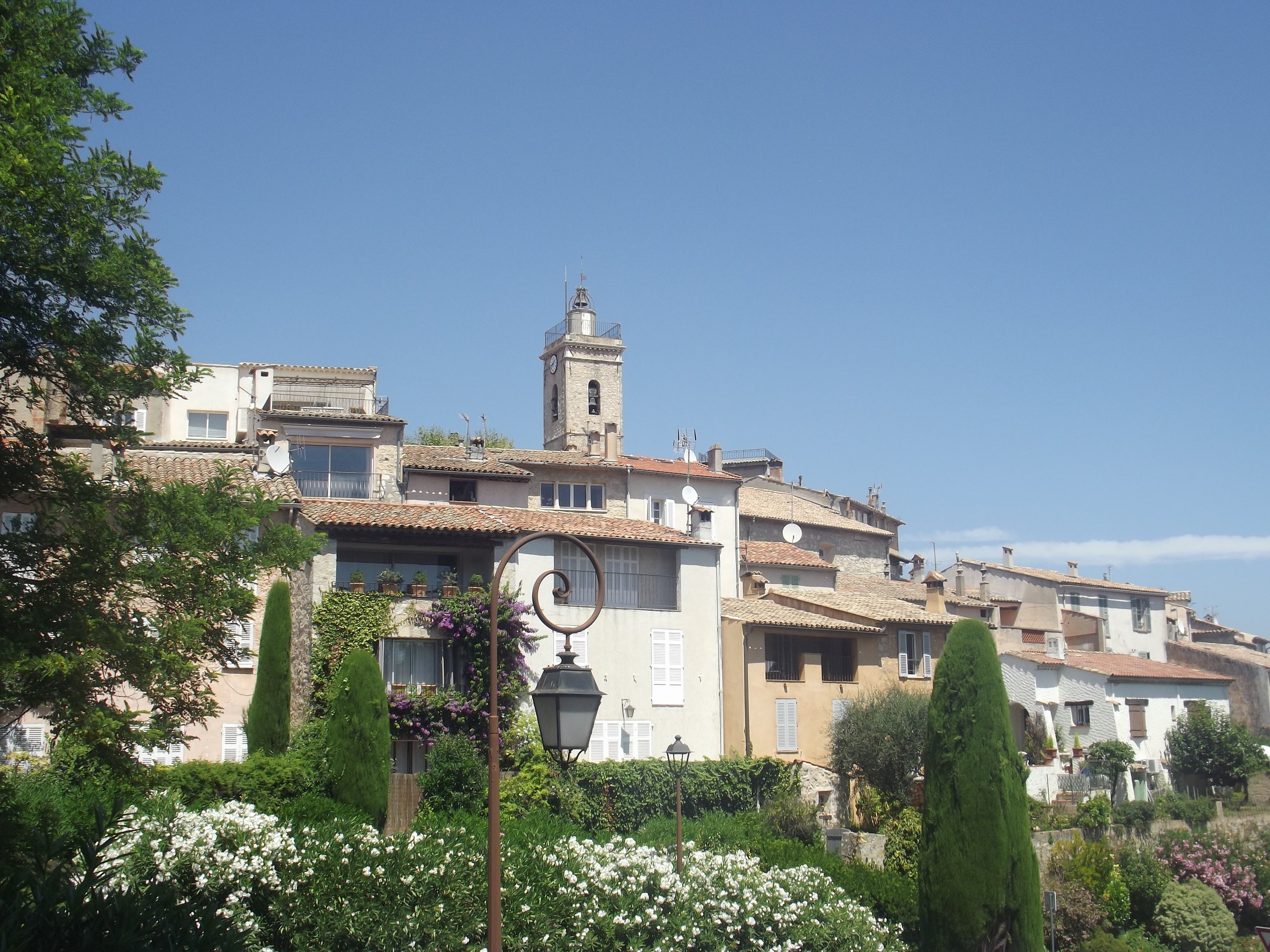 The old village of Mougins in the Alpes-Maritimes, where Picasso spent his final years