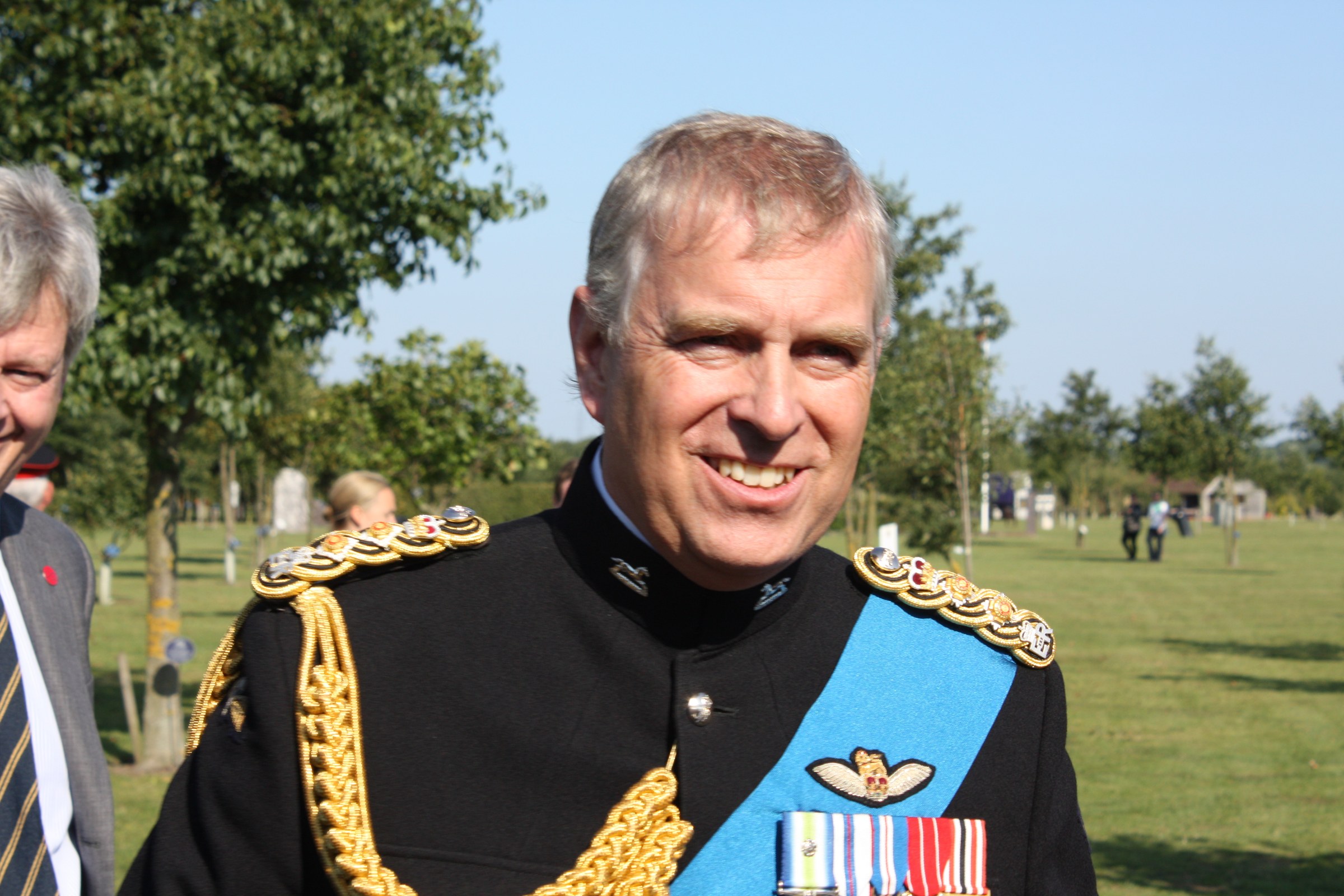 Prince Andrew at the National Memorial Arboretum