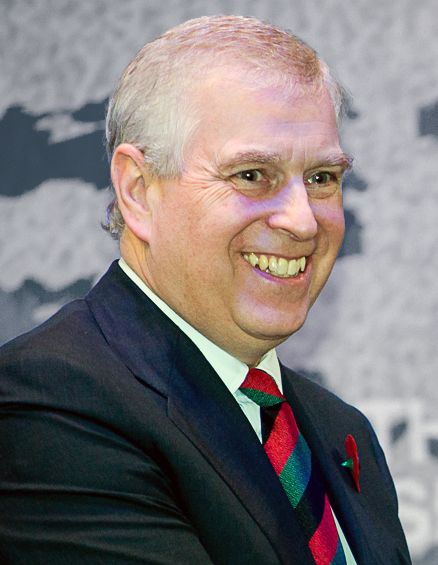 Headshot portrait photograph of the Duke of York