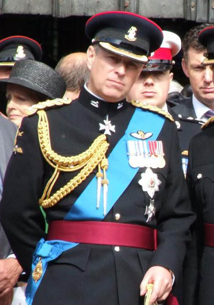 Portrait photograph of HRH The Duke of York
