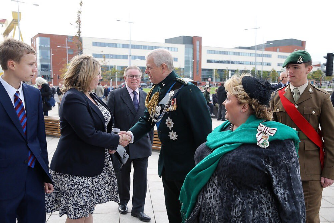 Prince Andrew, Duke of York, in Northern Ireland, 2018