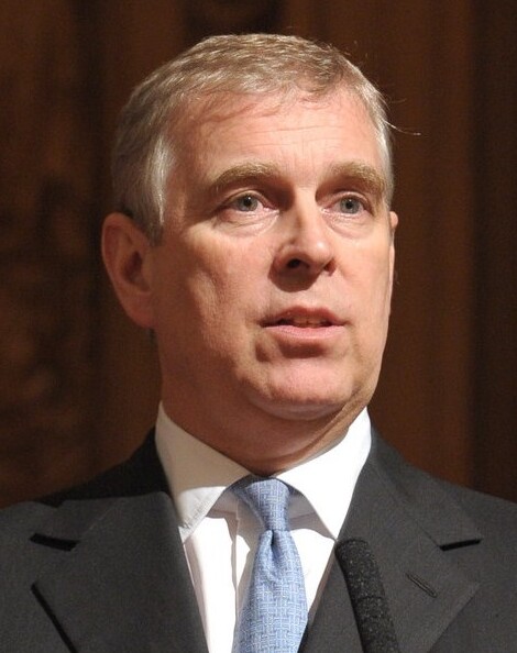Portrait photograph of Prince Andrew, Duke of York