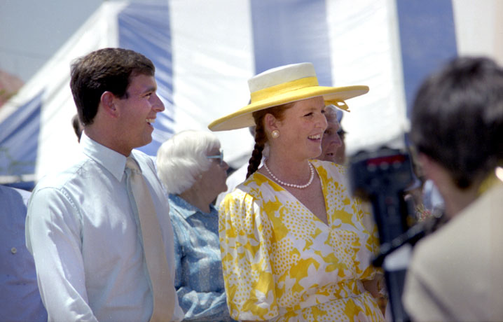 The Duke and Duchess of York in Townsville, Australia, 1988
