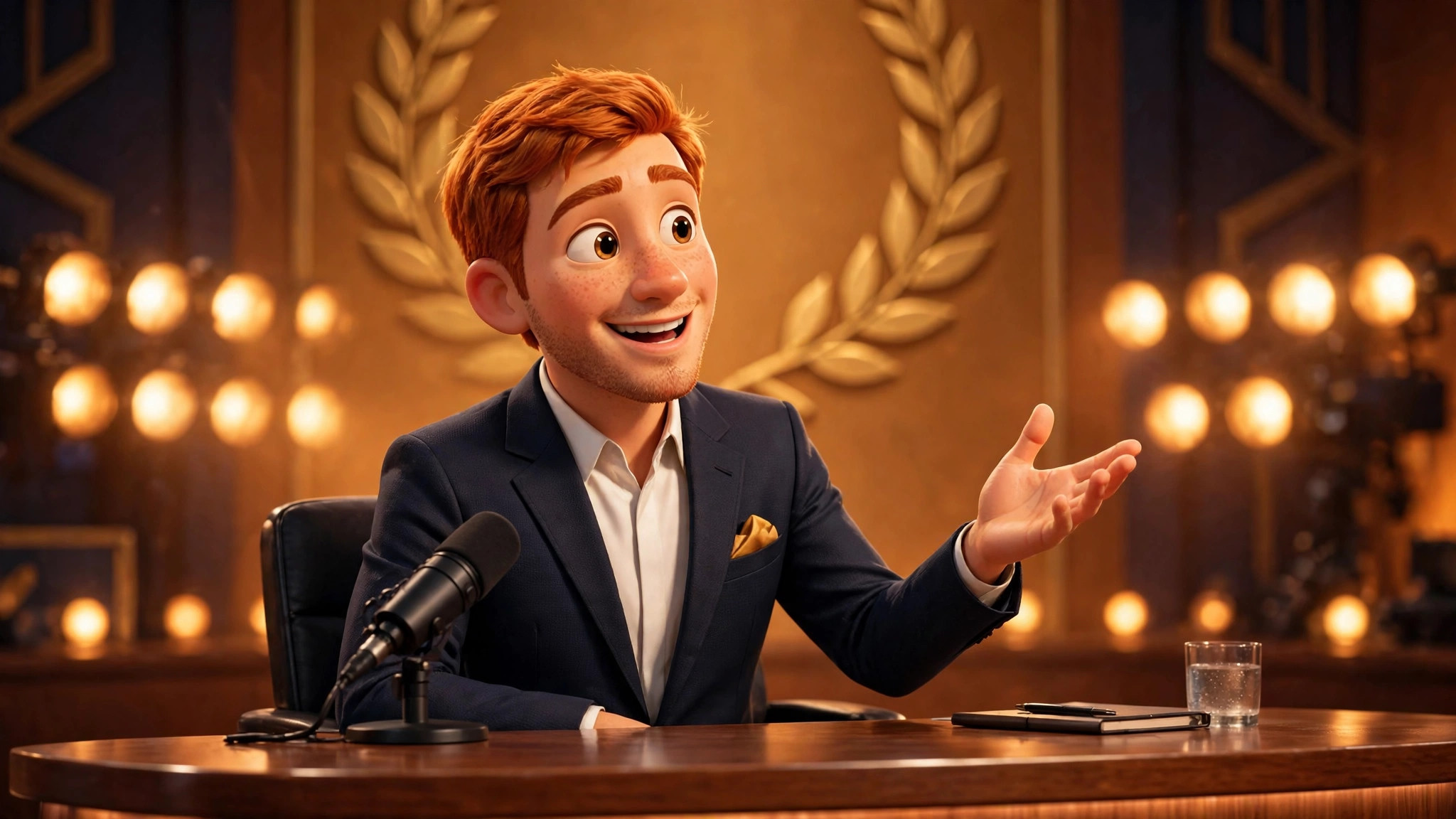 AI-generated banner illustration of the animated Prince Harry character for the stream, in the Vizlings character style